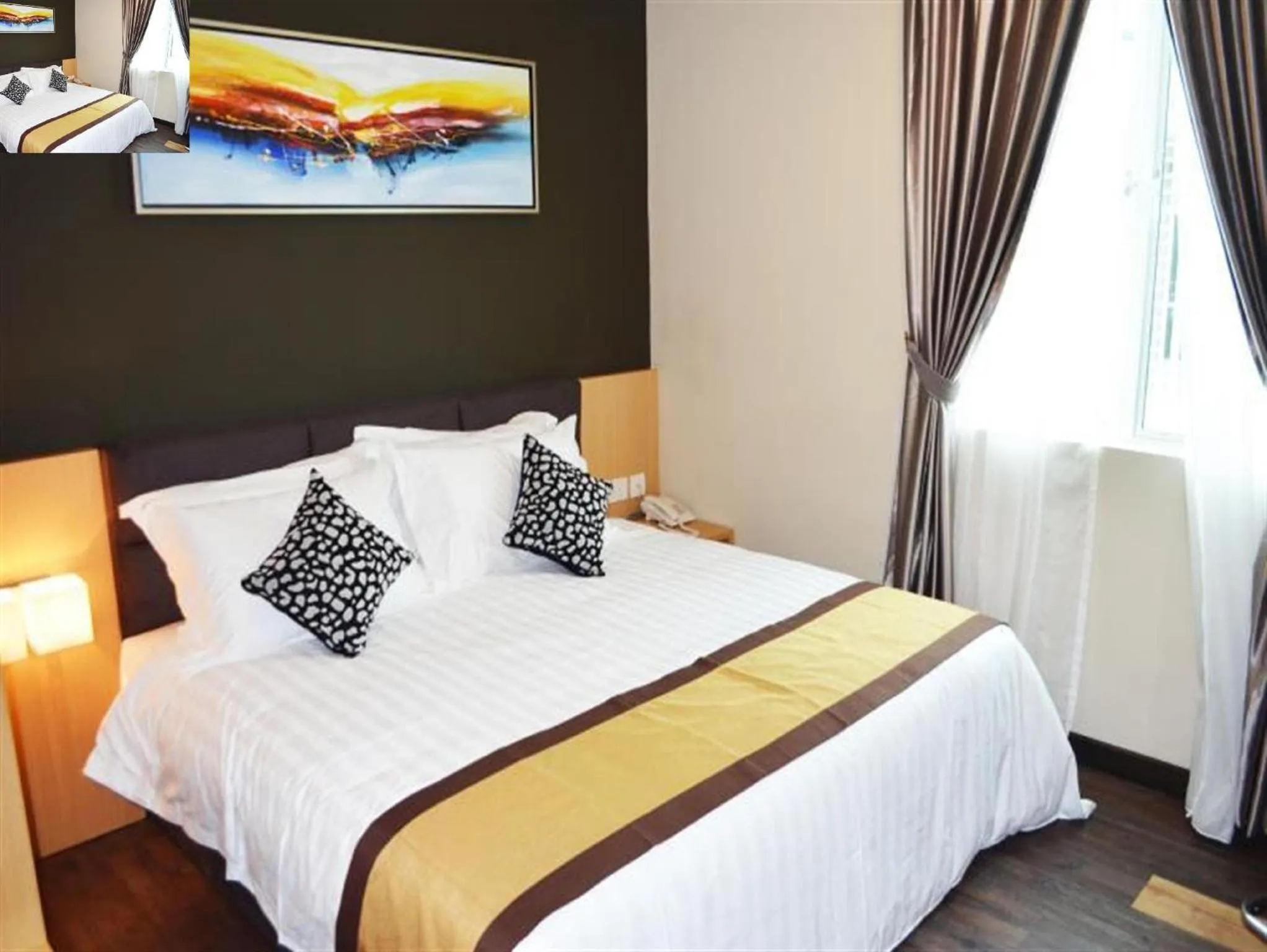 Bed in Q Bintang Hotel