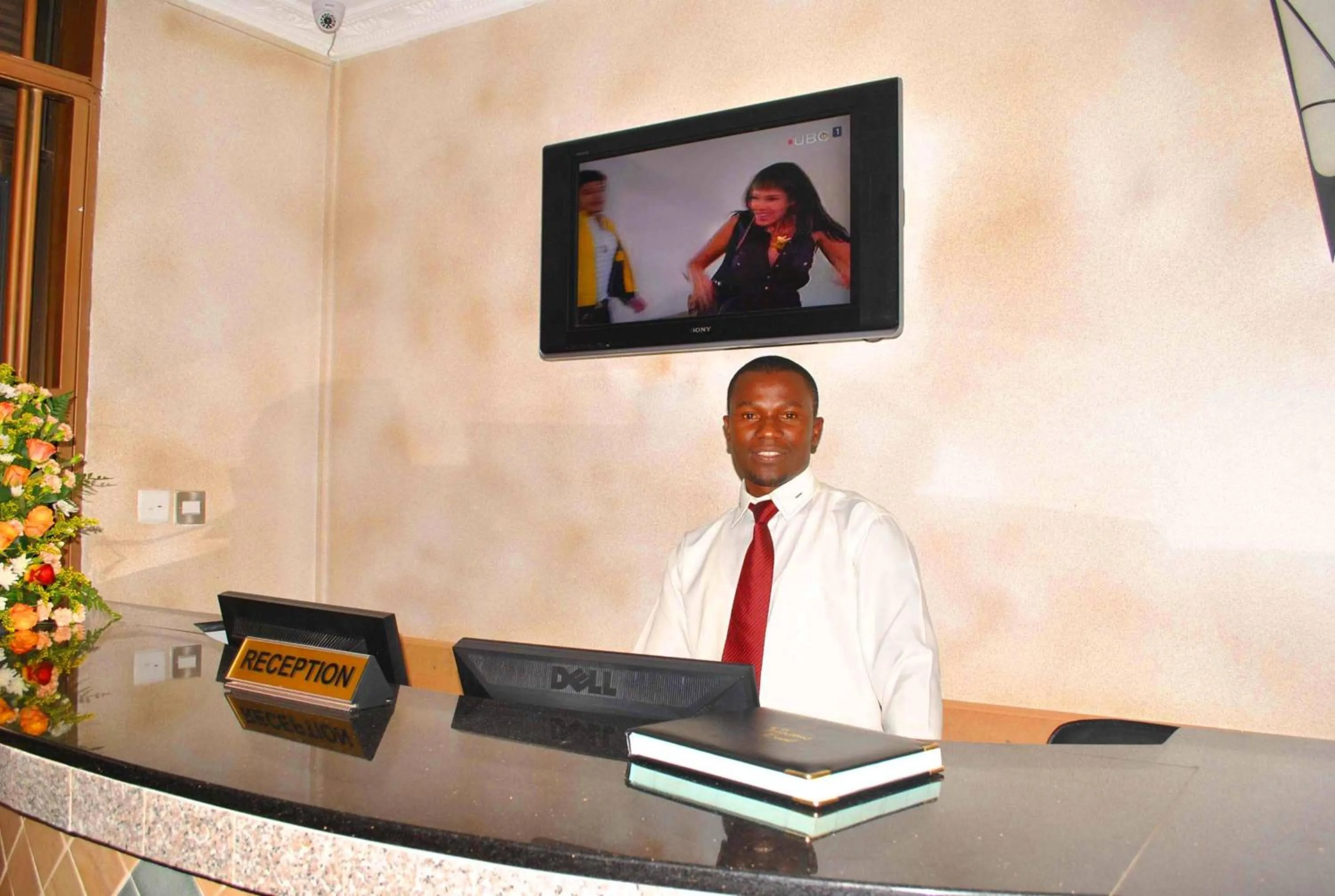 Lobby or reception in Tristar Hotel Kampala