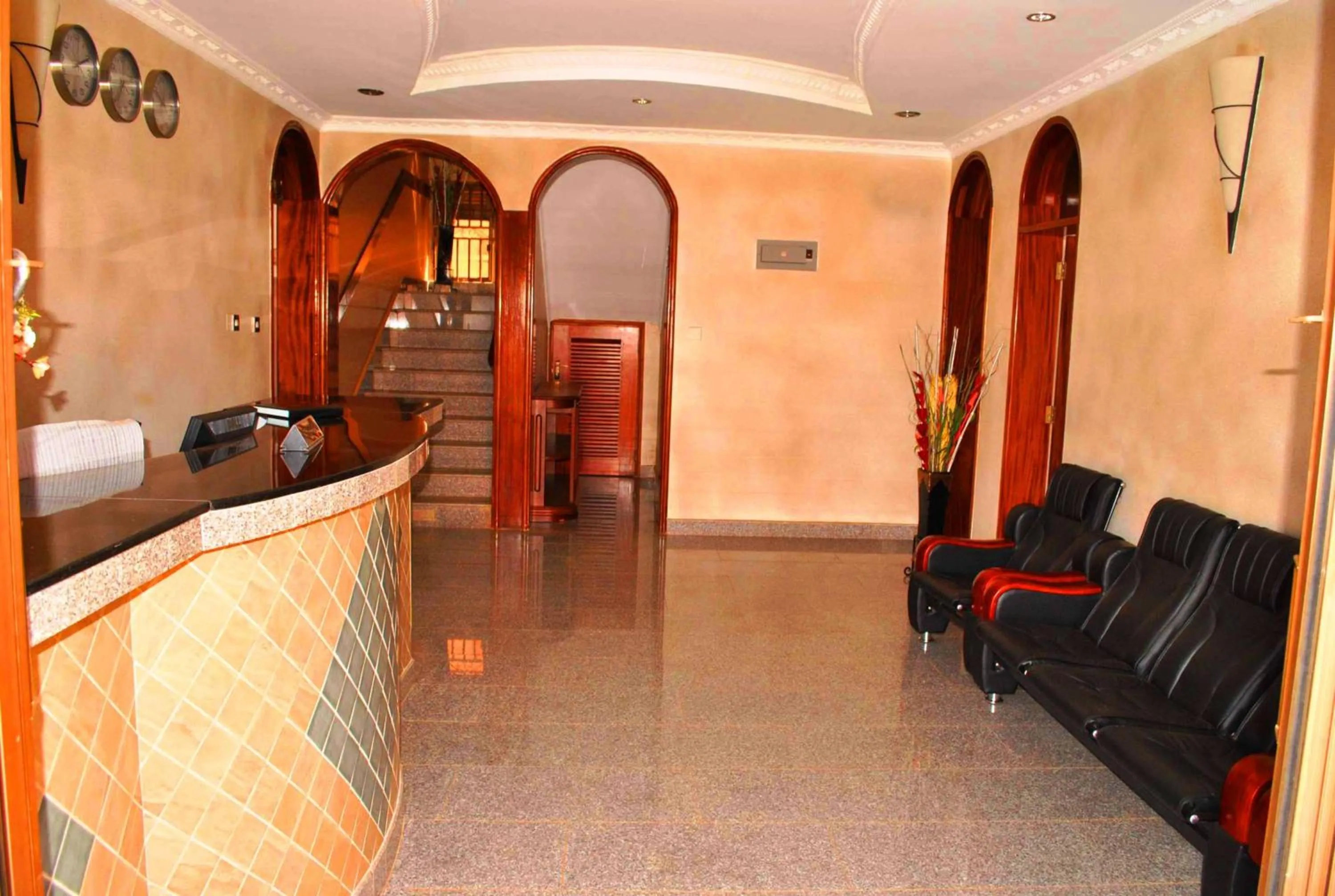 Lobby or reception in Tristar Hotel Kampala