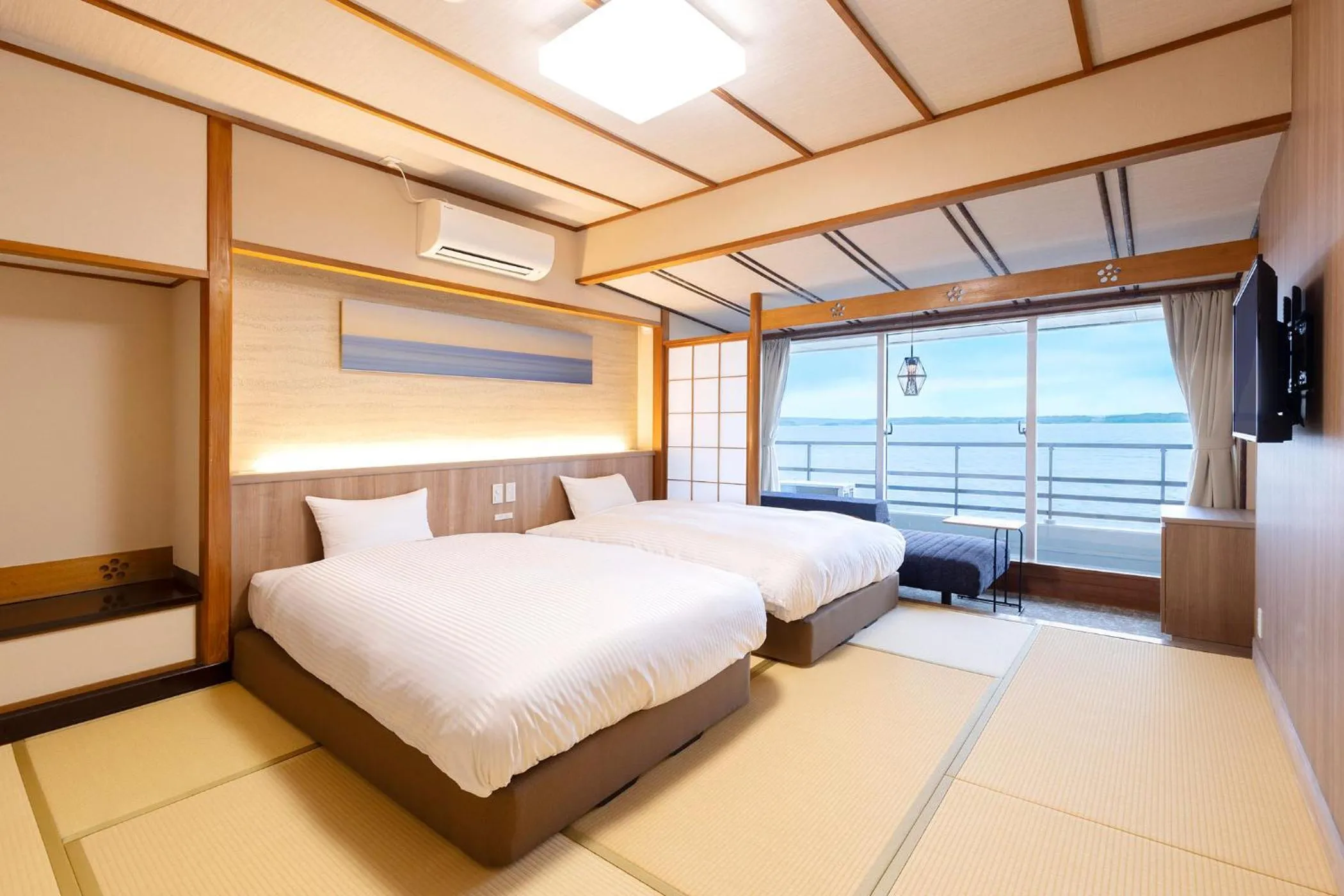 Photo of the whole room, Bed in TAOYA Wakura