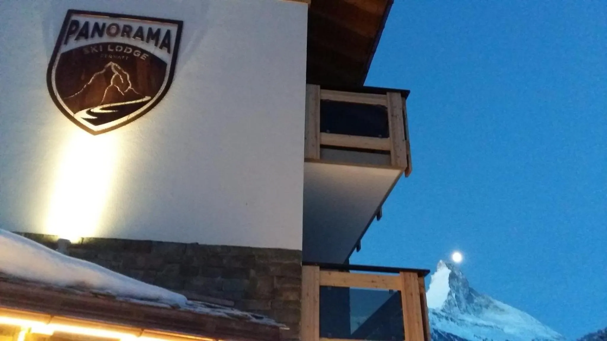 Night in Panorama Ski Lodge