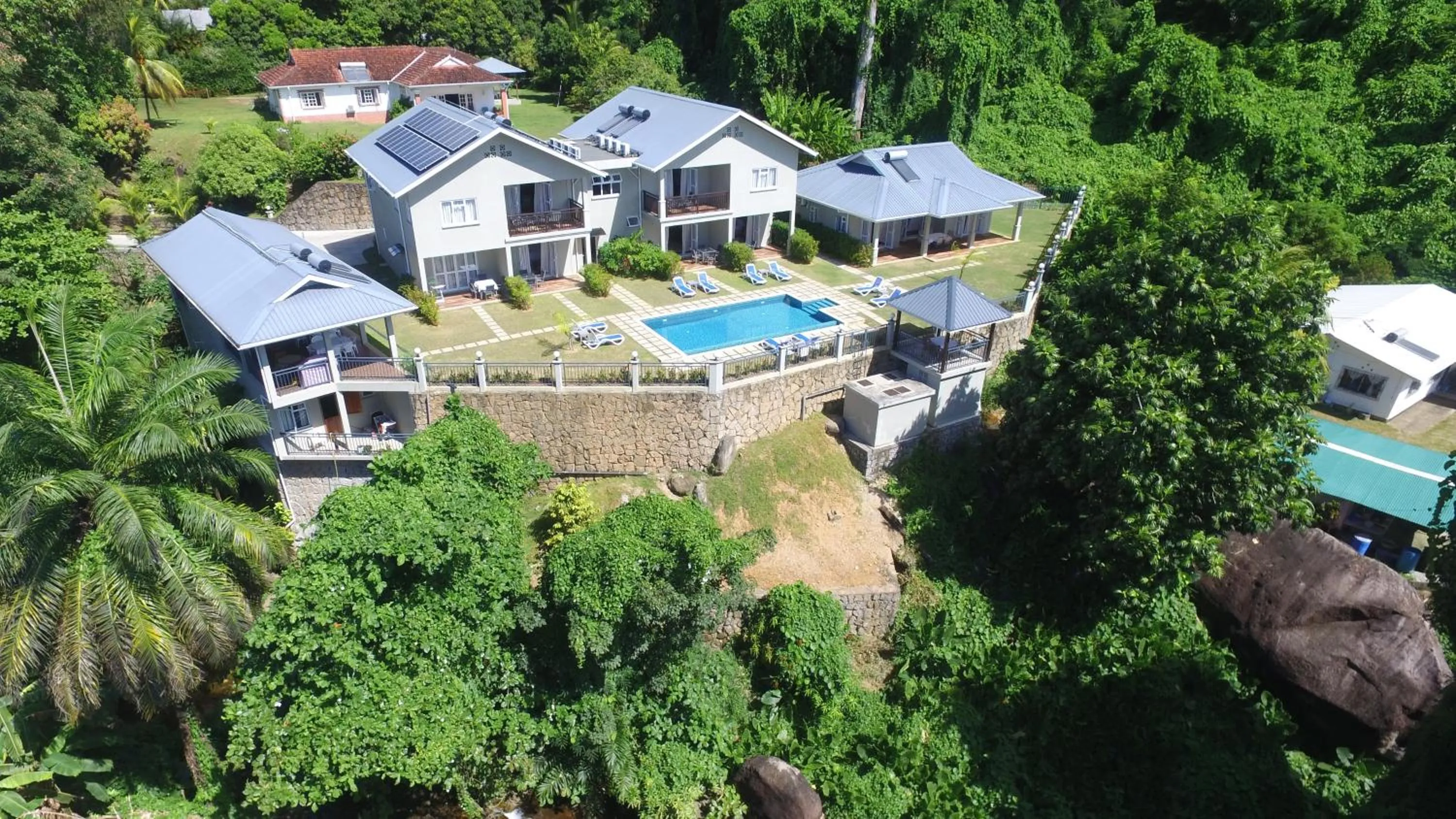 Bird's eye view in Bambous River Lodge