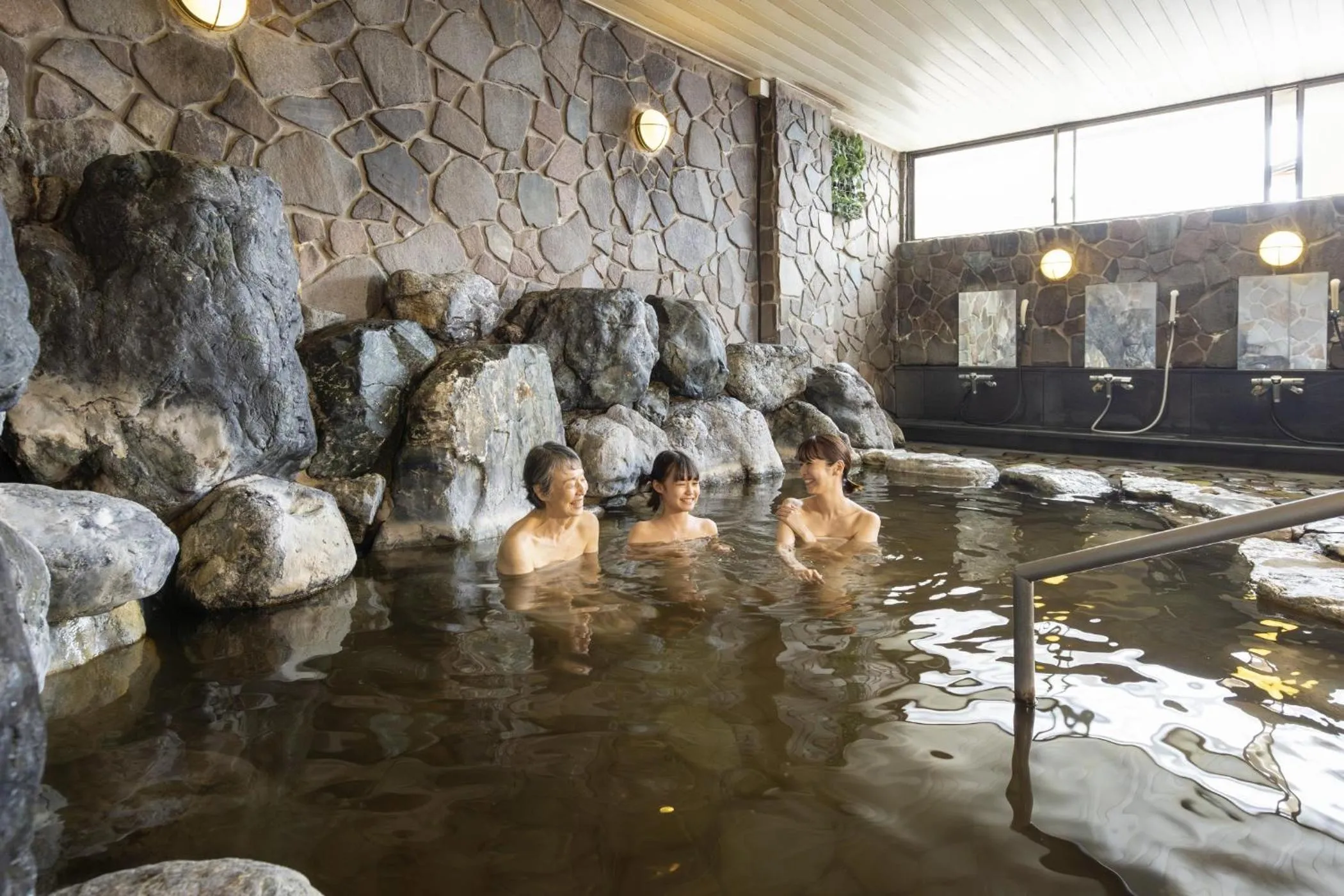 Hot Spring Bath in Ooedo Onsen Monogatari Kaike