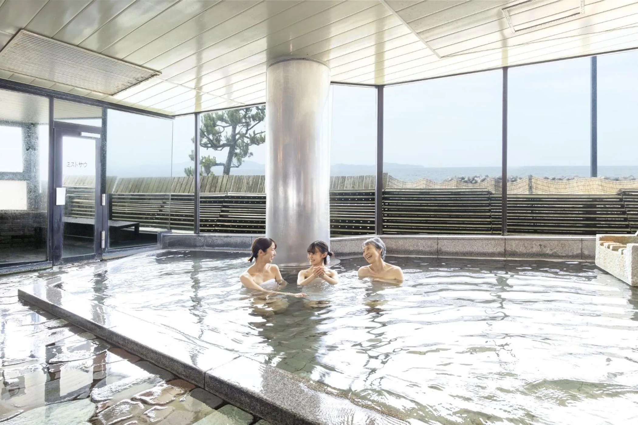 Hot Spring Bath in Ooedo Onsen Monogatari Kaike