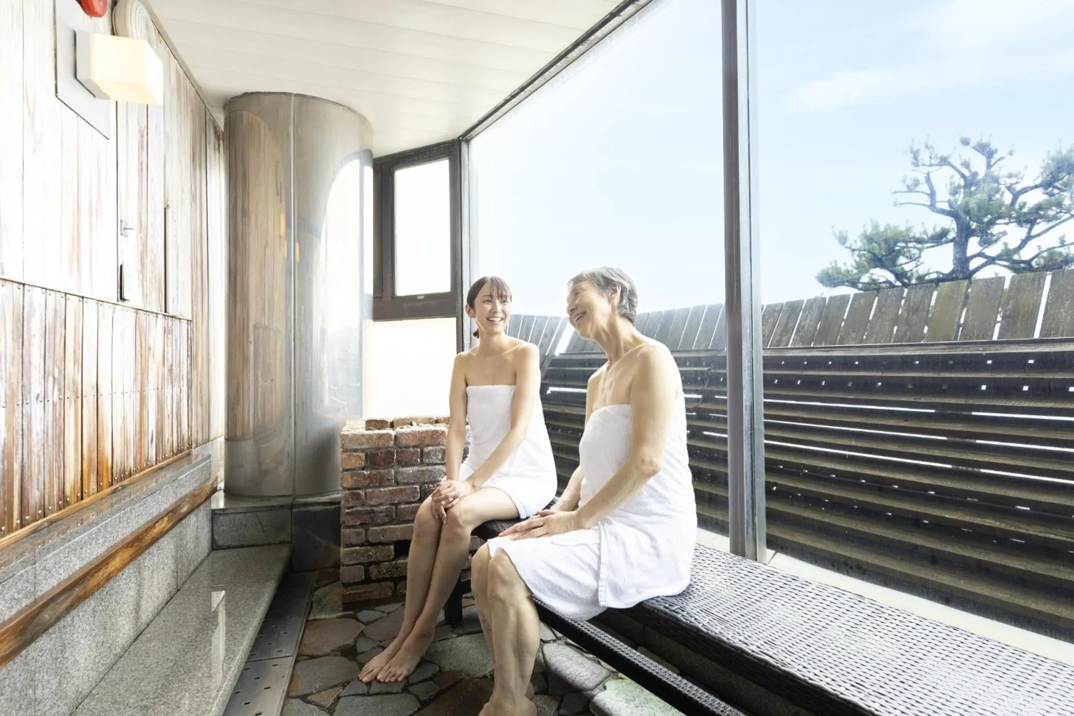 Sauna in Ooedo Onsen Monogatari Kaike