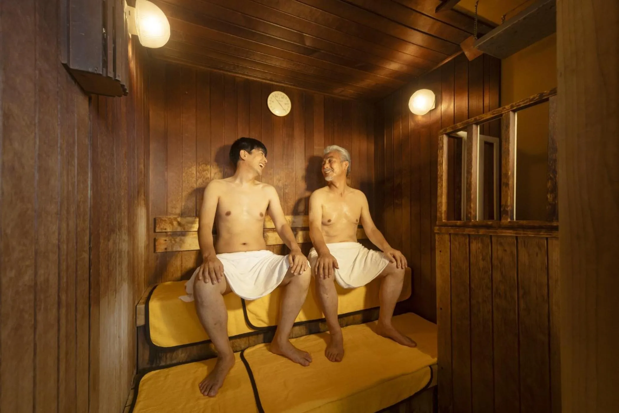 Sauna in Ooedo Onsen Monogatari Kaike