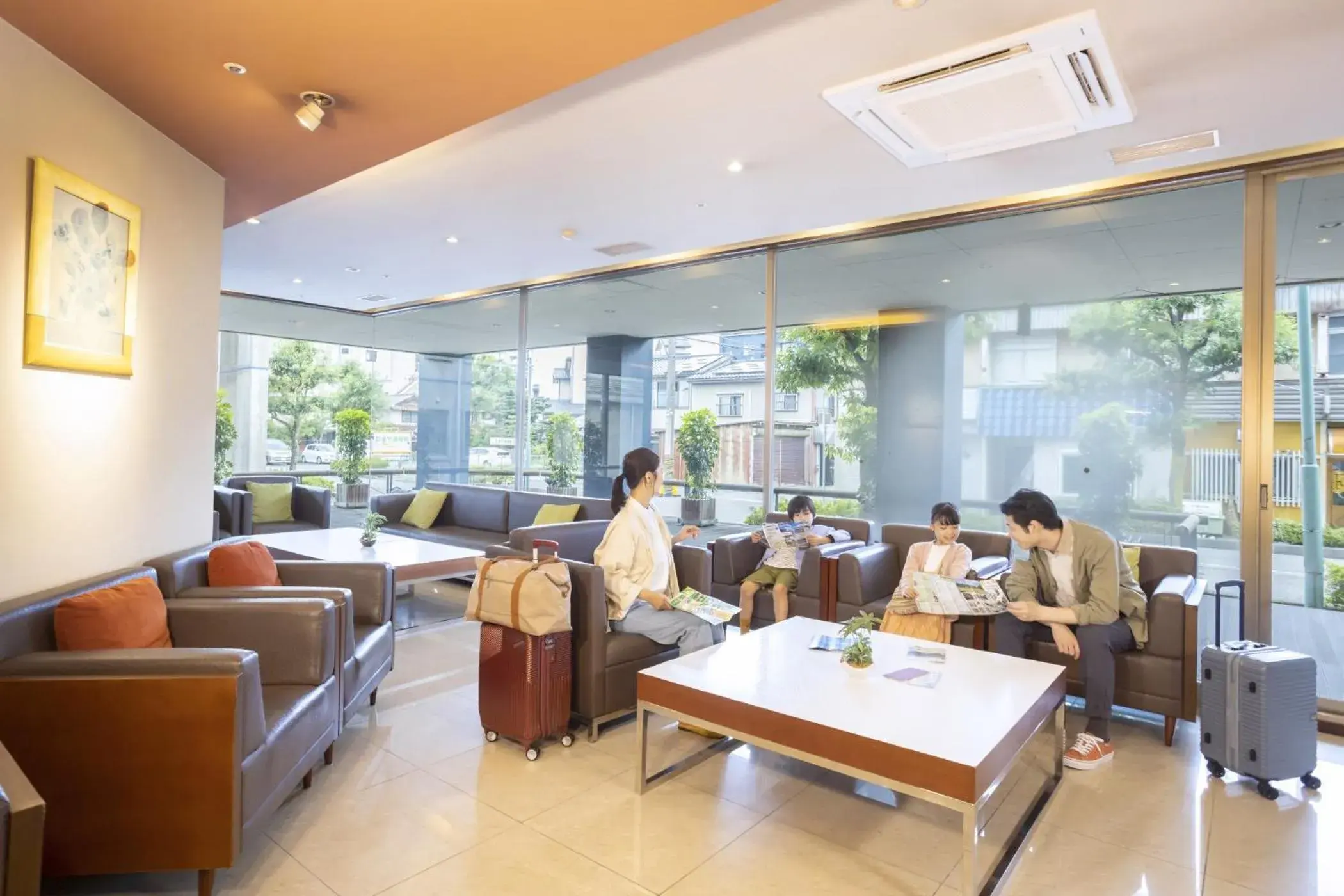 Lobby or reception in Ooedo Onsen Monogatari Yamashiro Saichoraku Lobby or reception in Ooedo Onsen Monogatari Yamashiro Saichoraku