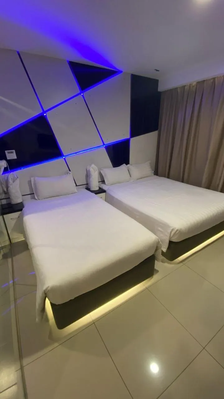 Bed in Hotel Vevo Puchong Malaysia