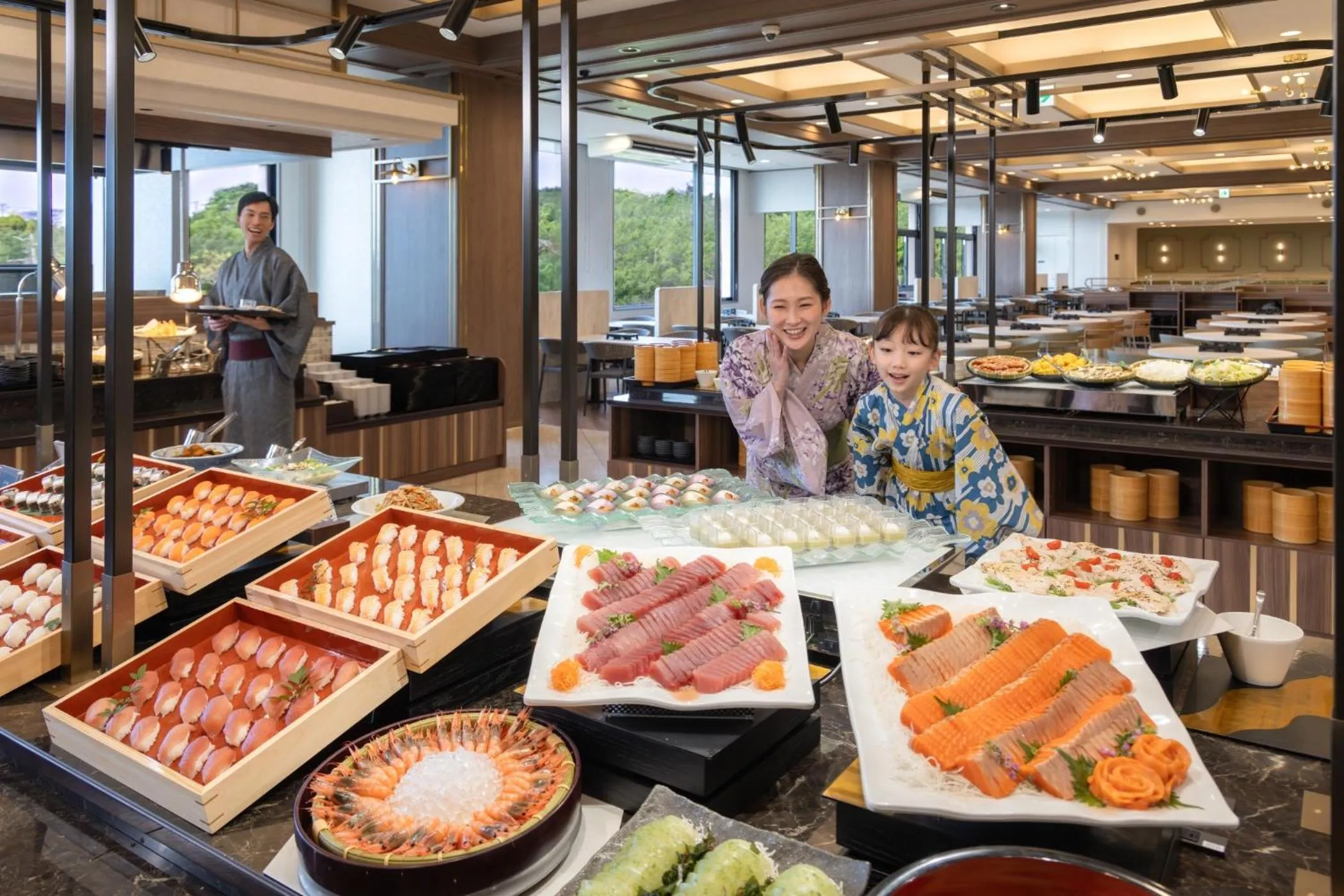 Restaurant/places to eat in Ooedo Onsen Monogatari Premium Shima Saichoraku