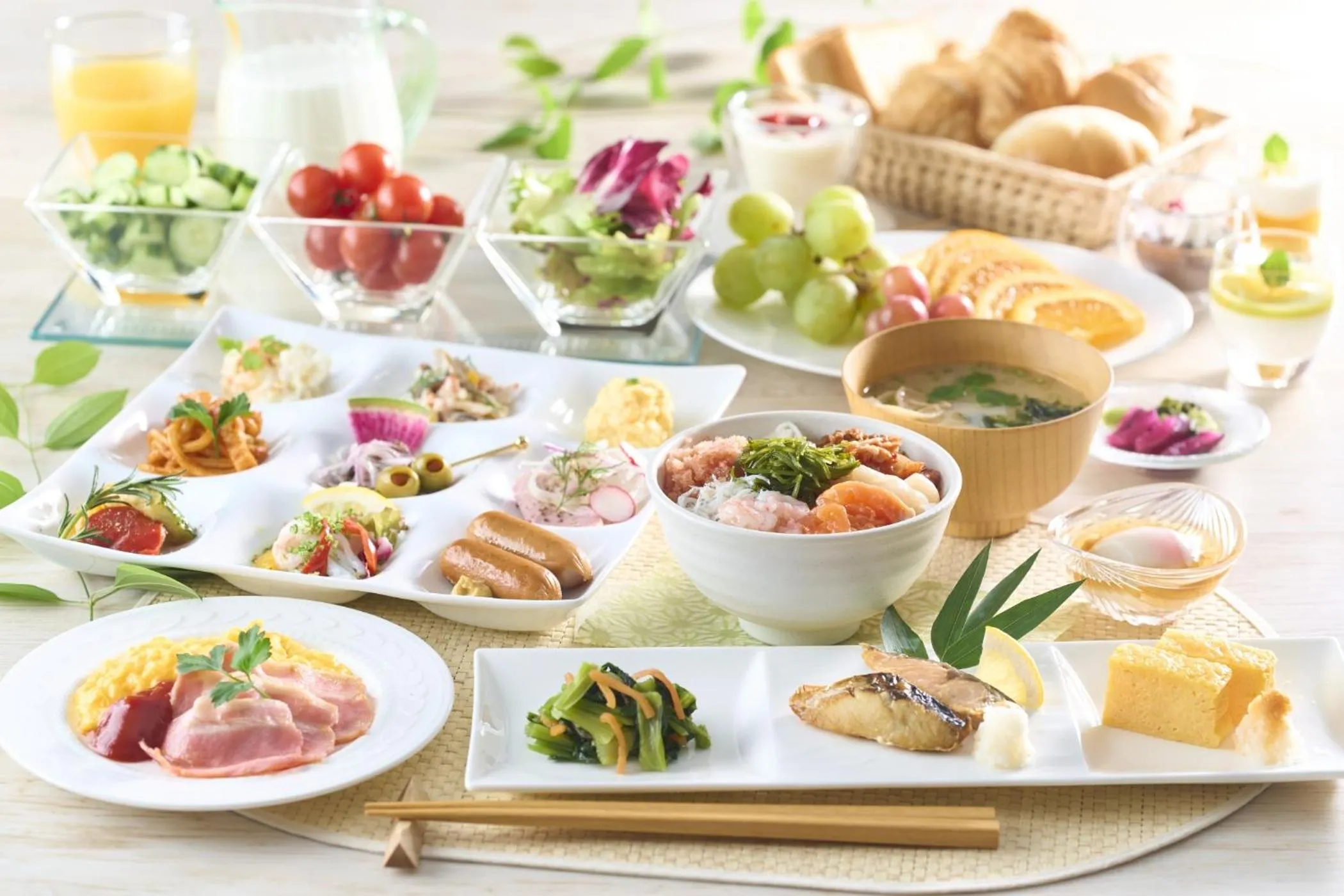 Breakfast in Ooedo Onsen Monogatari Premium Shima Saichoraku