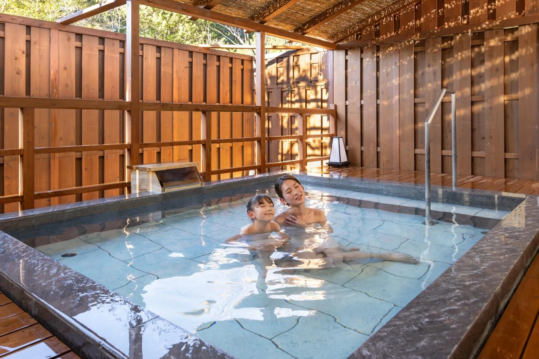 Hot Spring Bath in Ooedo Onsen Monogatari Premium Shima Saichoraku