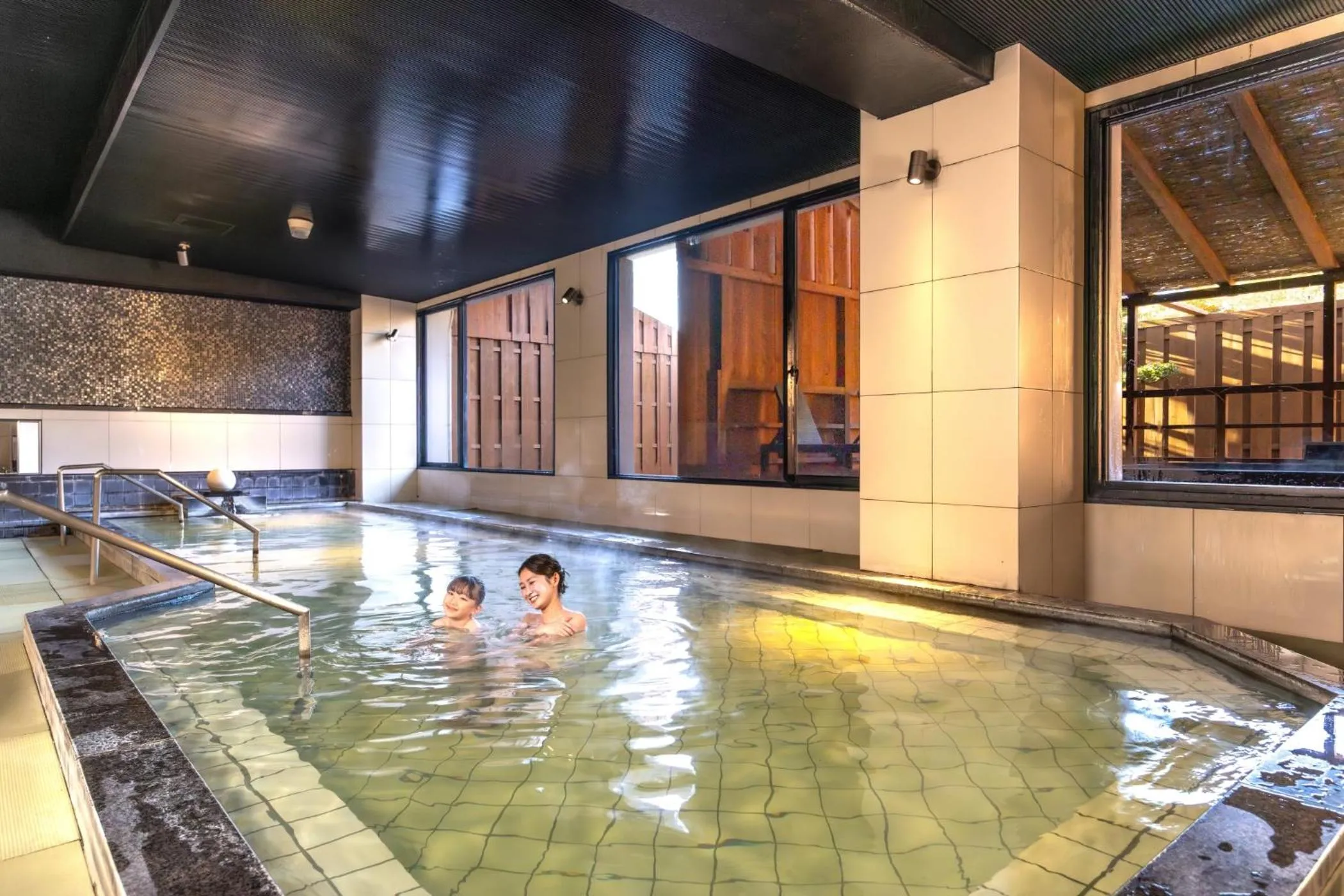 Hot Spring Bath in Ooedo Onsen Monogatari Premium Shima Saichoraku