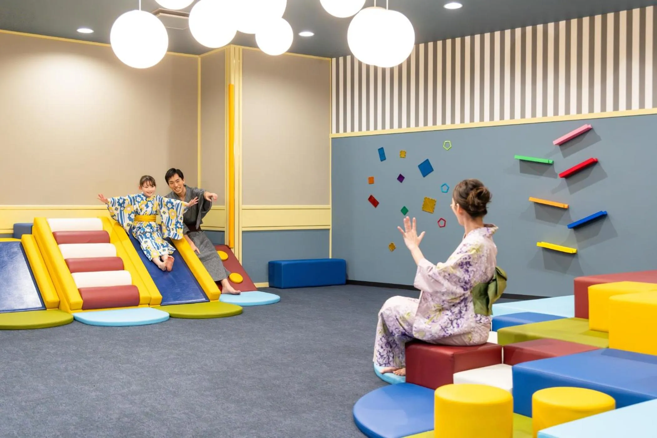 children in Ooedo Onsen Monogatari Premium Shima Saichoraku