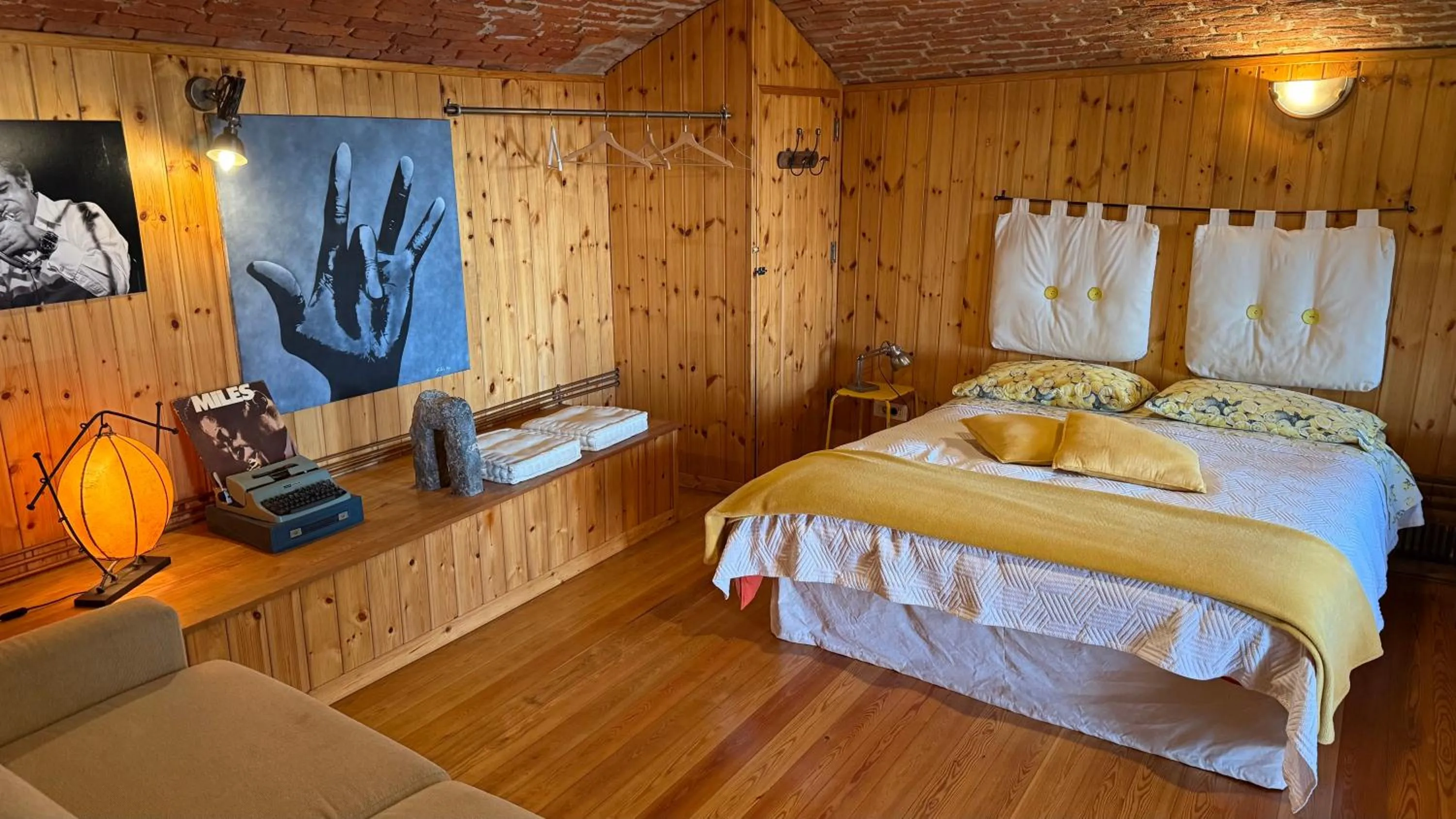 Bed in B&B Cascina Brunod