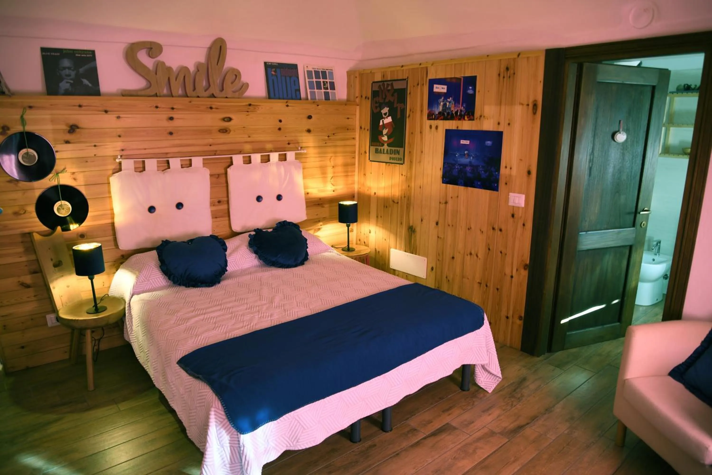 Bed in B&B Cascina Brunod