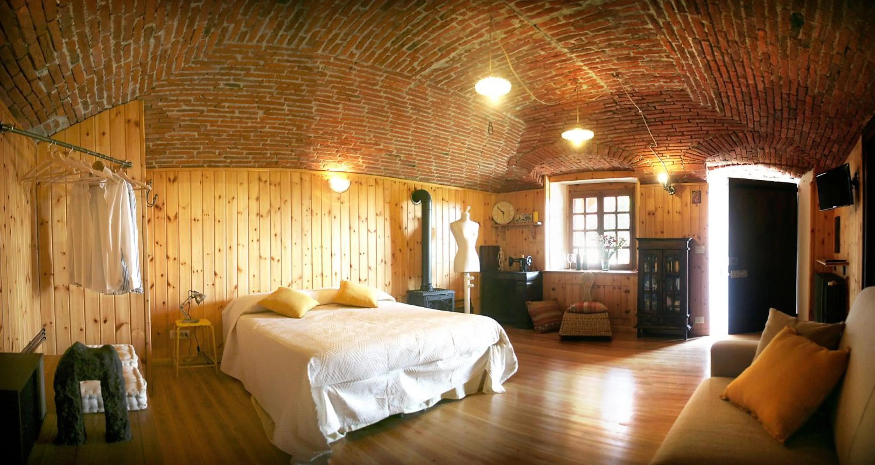 Bed in B&B Cascina Brunod