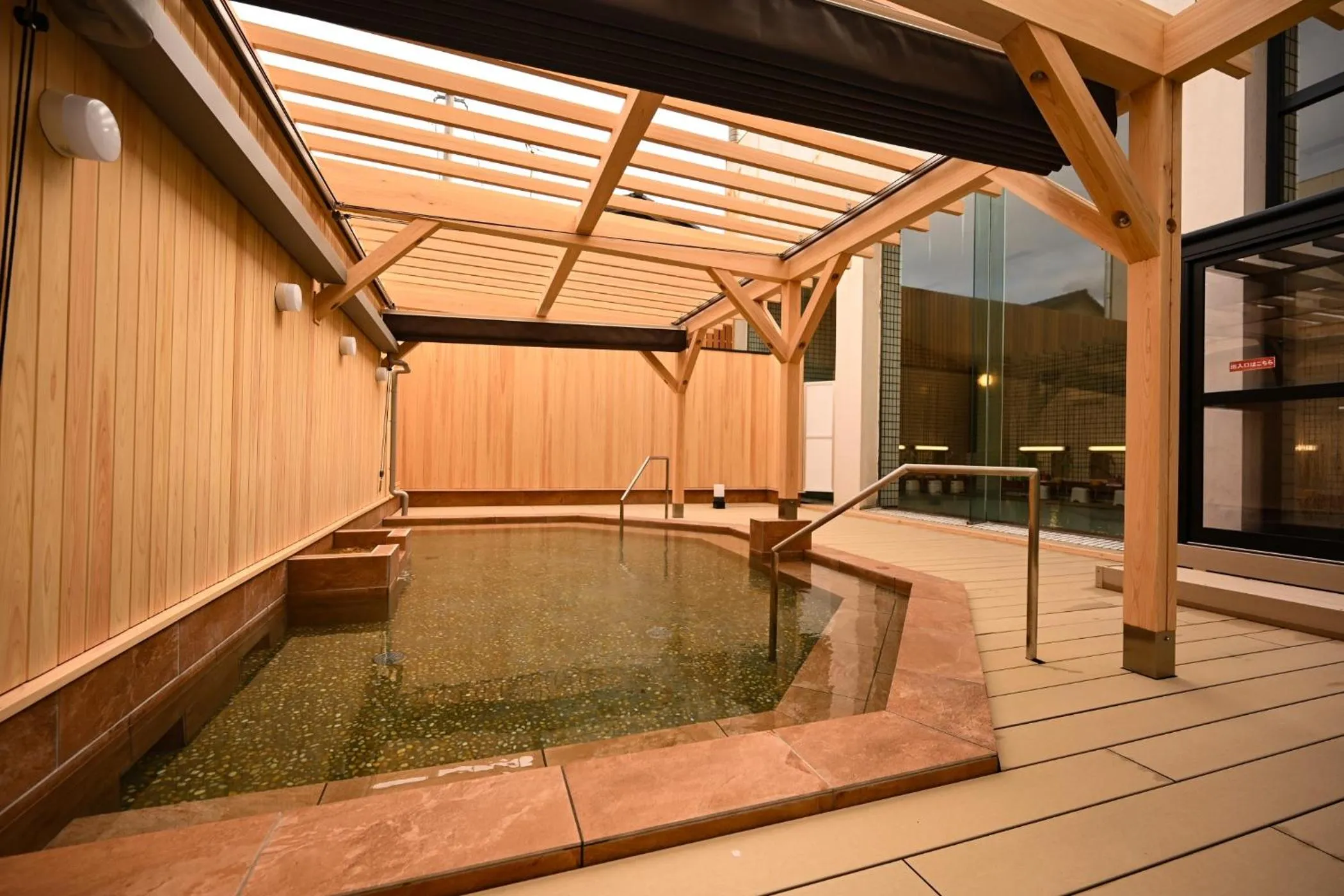 Hot Spring Bath in Ooedo Onsen Monogatari Awazu Grand Hotel
