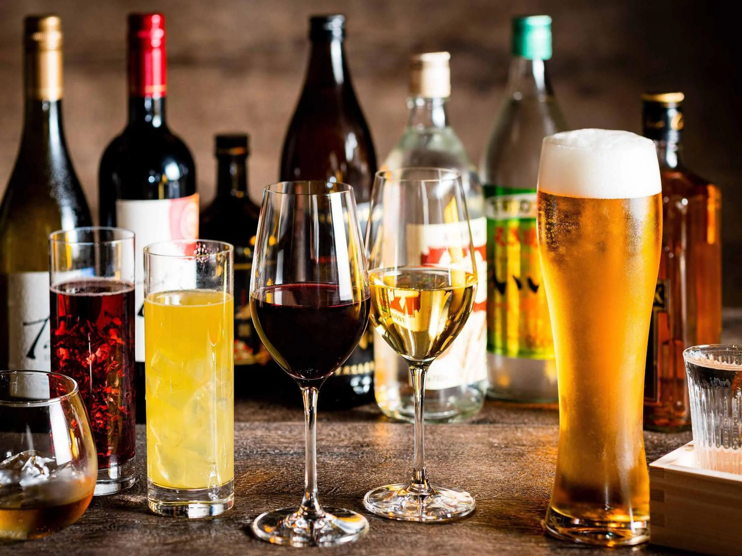 Food and drinks in Yukai Resort Ureshinokan