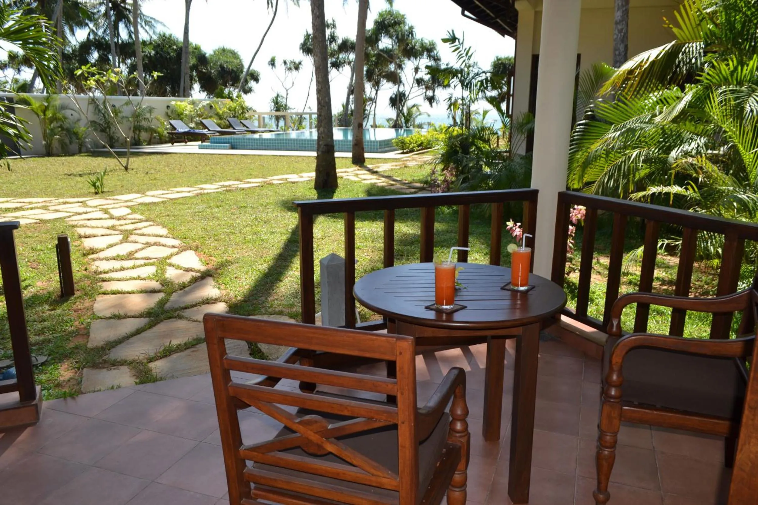Balcony/Terrace in Lanka Beach Boutique Bungalows & Grand Villa