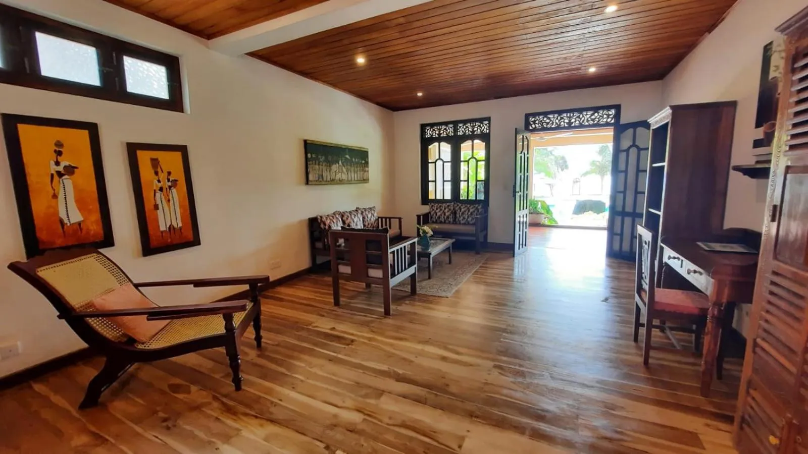 Living room in Lanka Beach Boutique Bungalows & Grand Villa