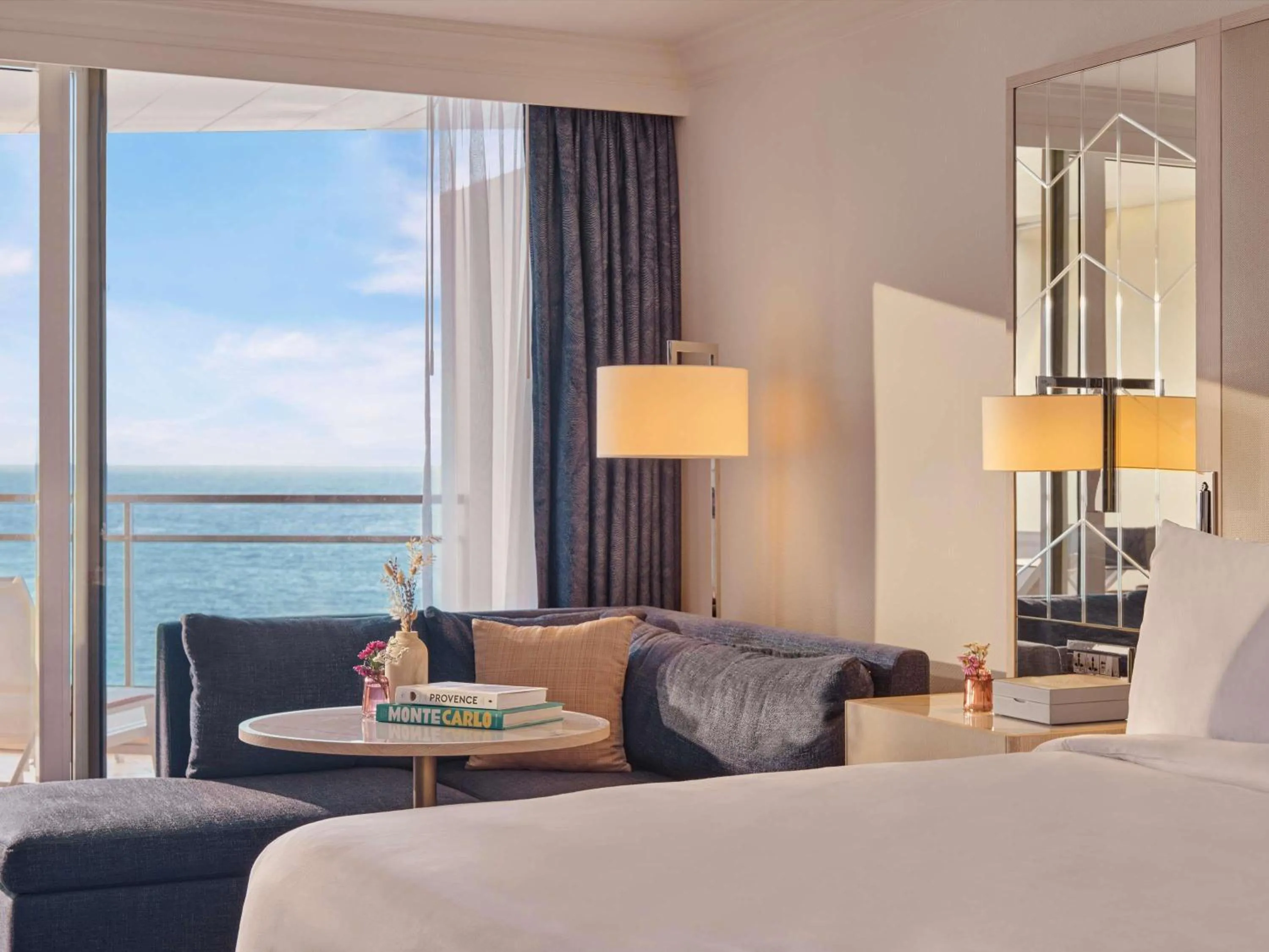 Bedroom, Bed in Fairmont Monte Carlo