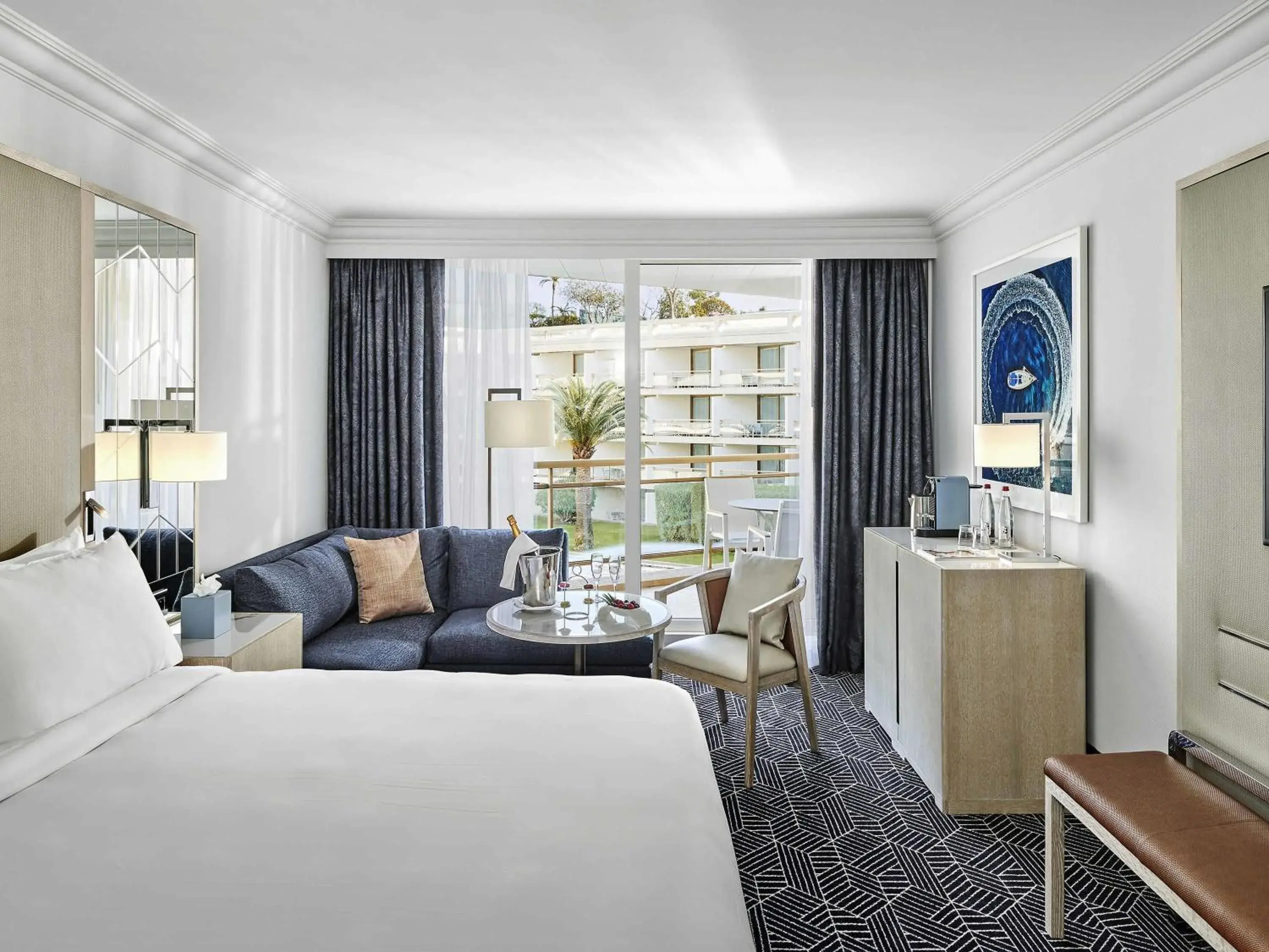 Bedroom, Bed in Fairmont Monte Carlo Bedroom, Bed in Fairmont Monte Carlo