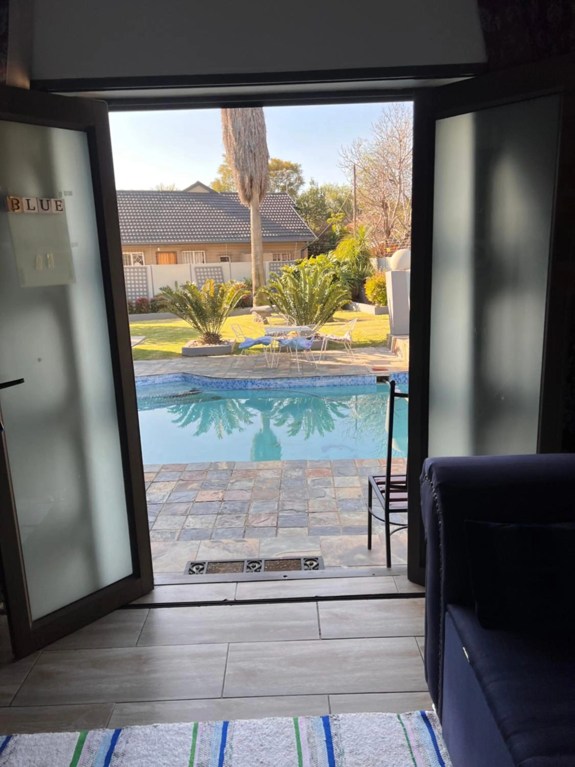 Pool view in 2 Op Terblanche Guesthouse