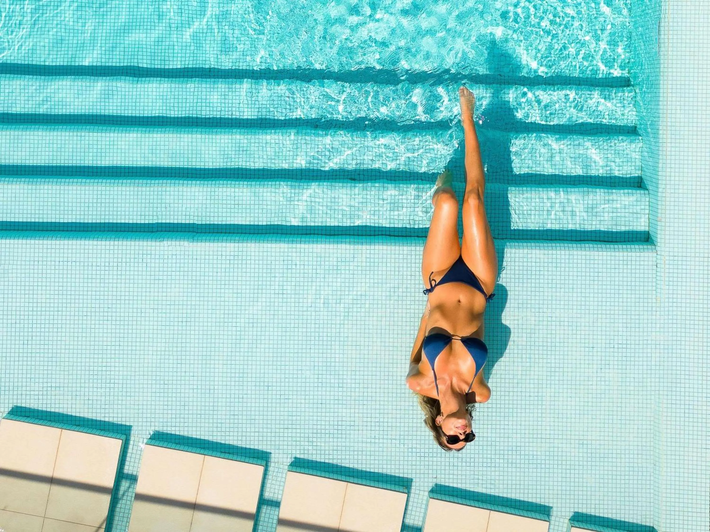 Pool view in Novotel Monte-Carlo
