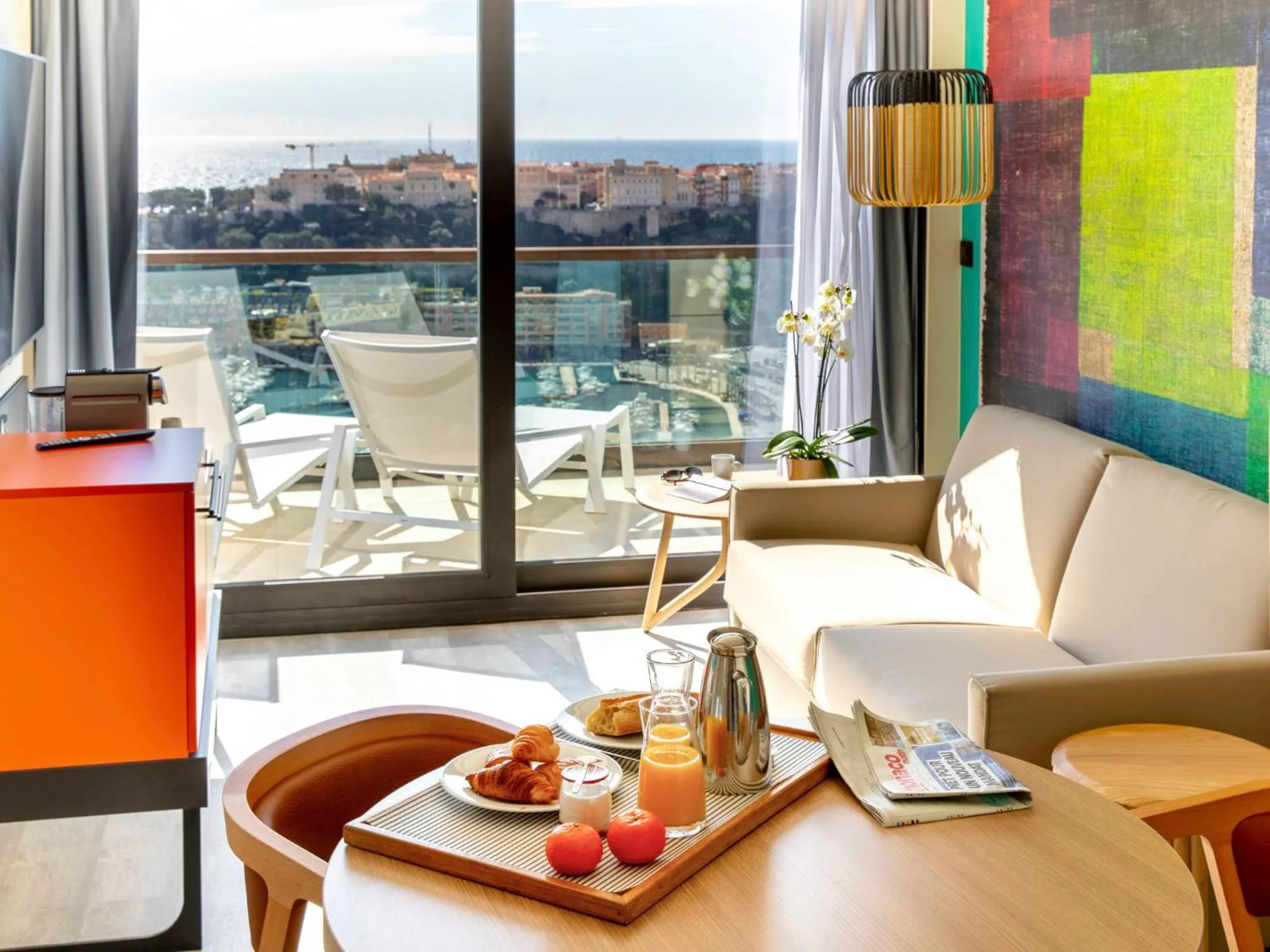 Bedroom in Novotel Monte-Carlo