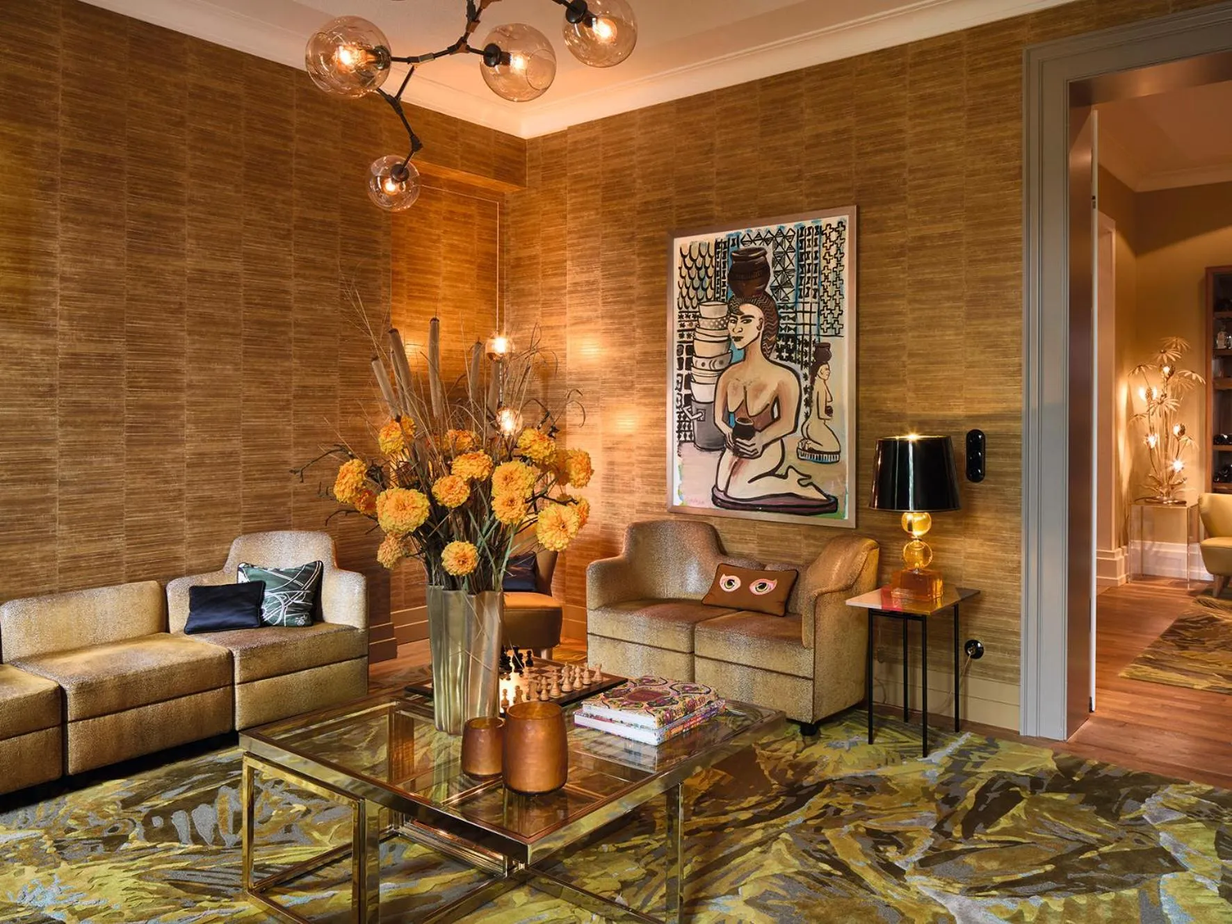 Seating area in LA MAISON hotel & spa