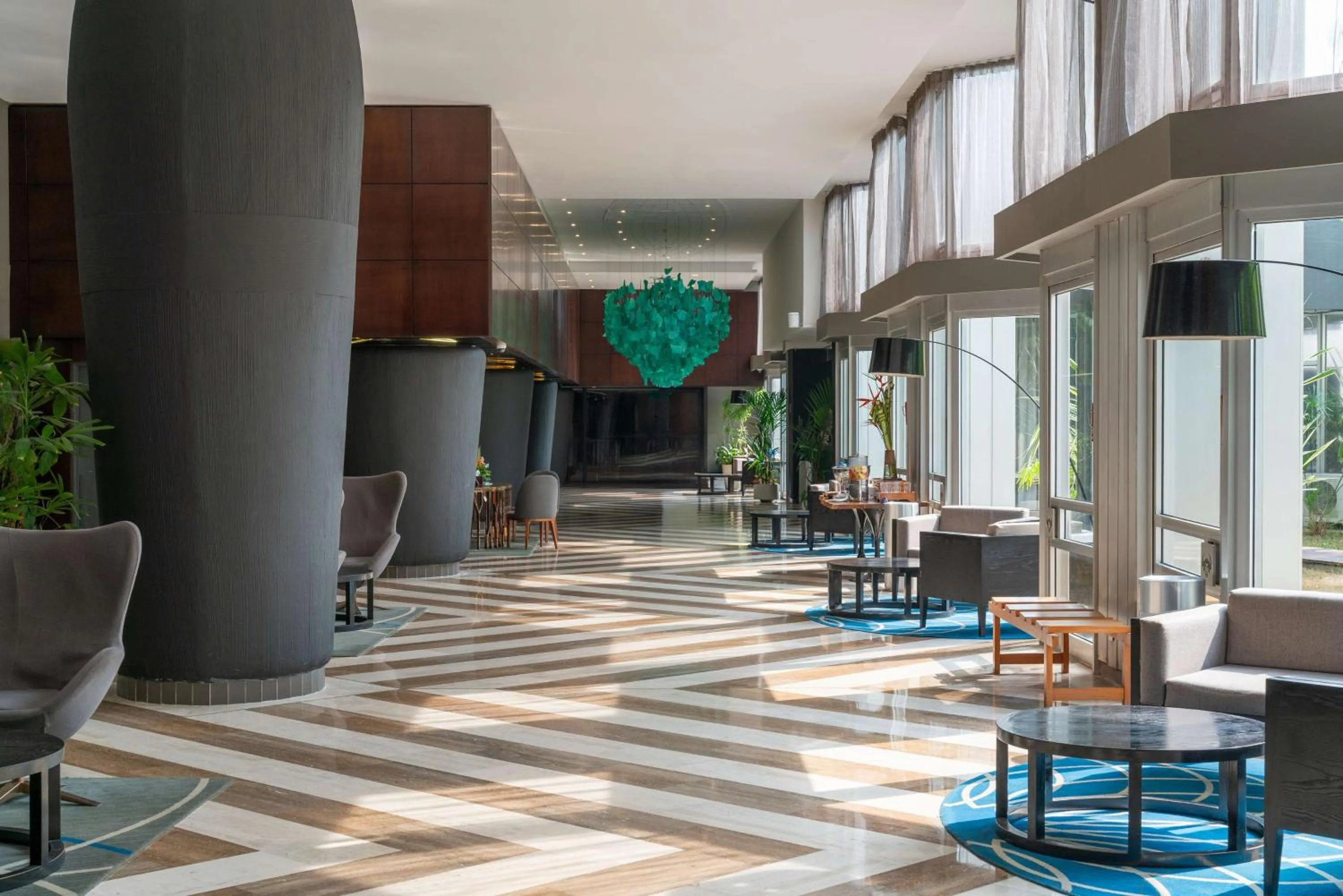 Lobby or reception in Radisson Blu Okoume Palace Hotel, Libreville