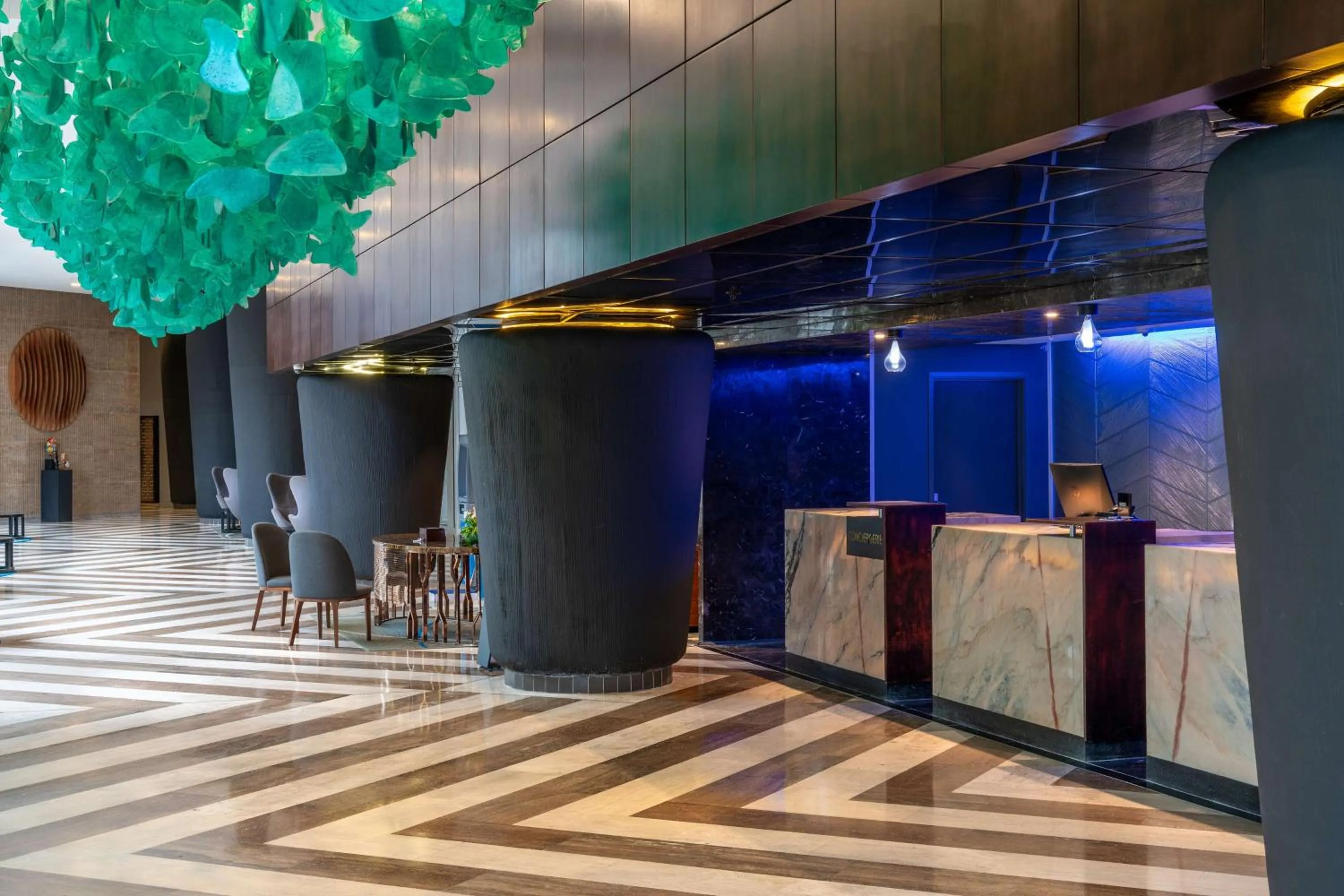 Lobby or reception in Radisson Blu Okoume Palace Hotel, Libreville