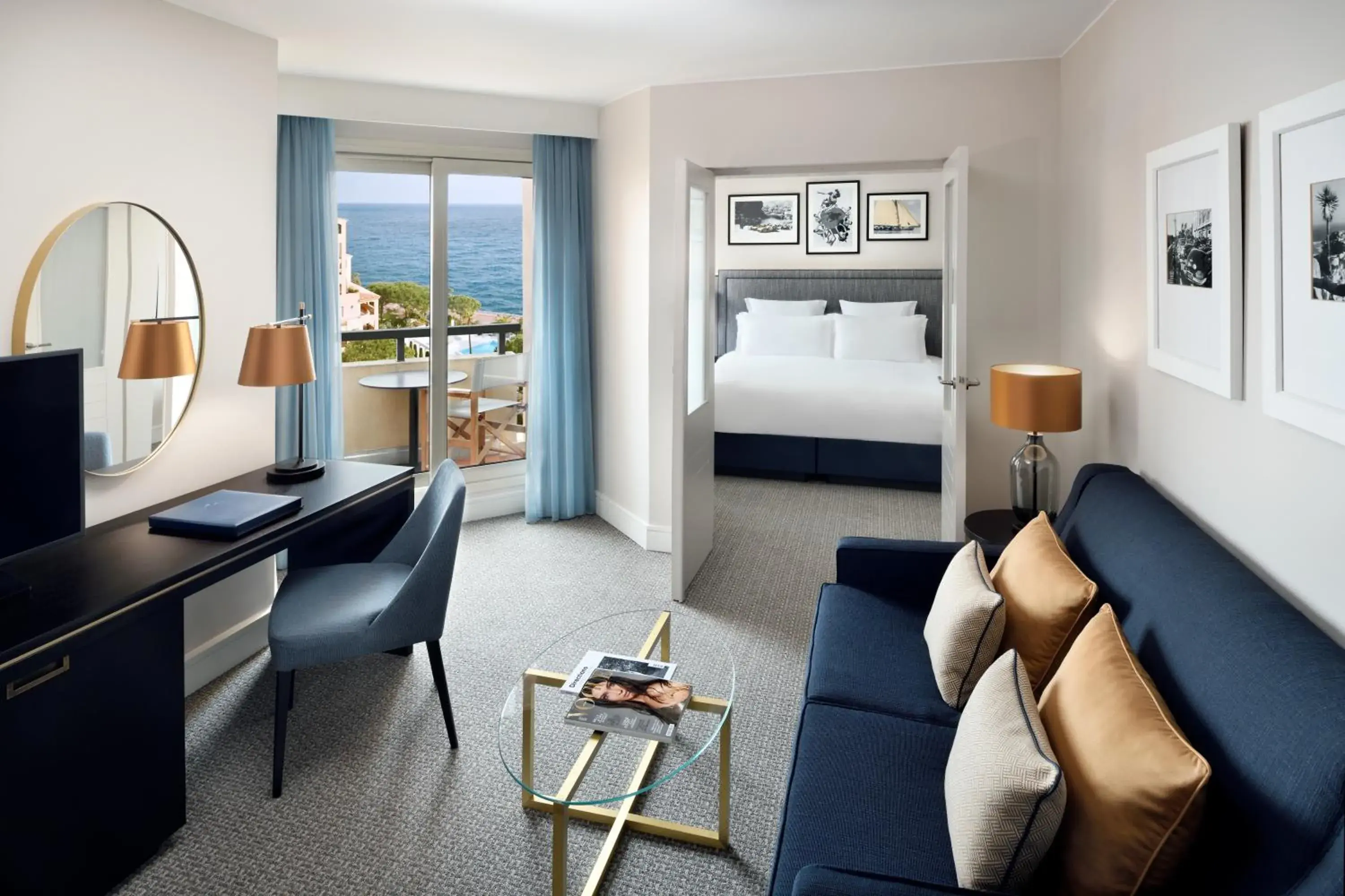 Balcony/Terrace, Bed in Columbus Hotel Monte-Carlo, Curio Collection by Hilton Balcony/Terrace, Bed in Columbus Hotel Monte-Carlo, Curio Collection by Hilton