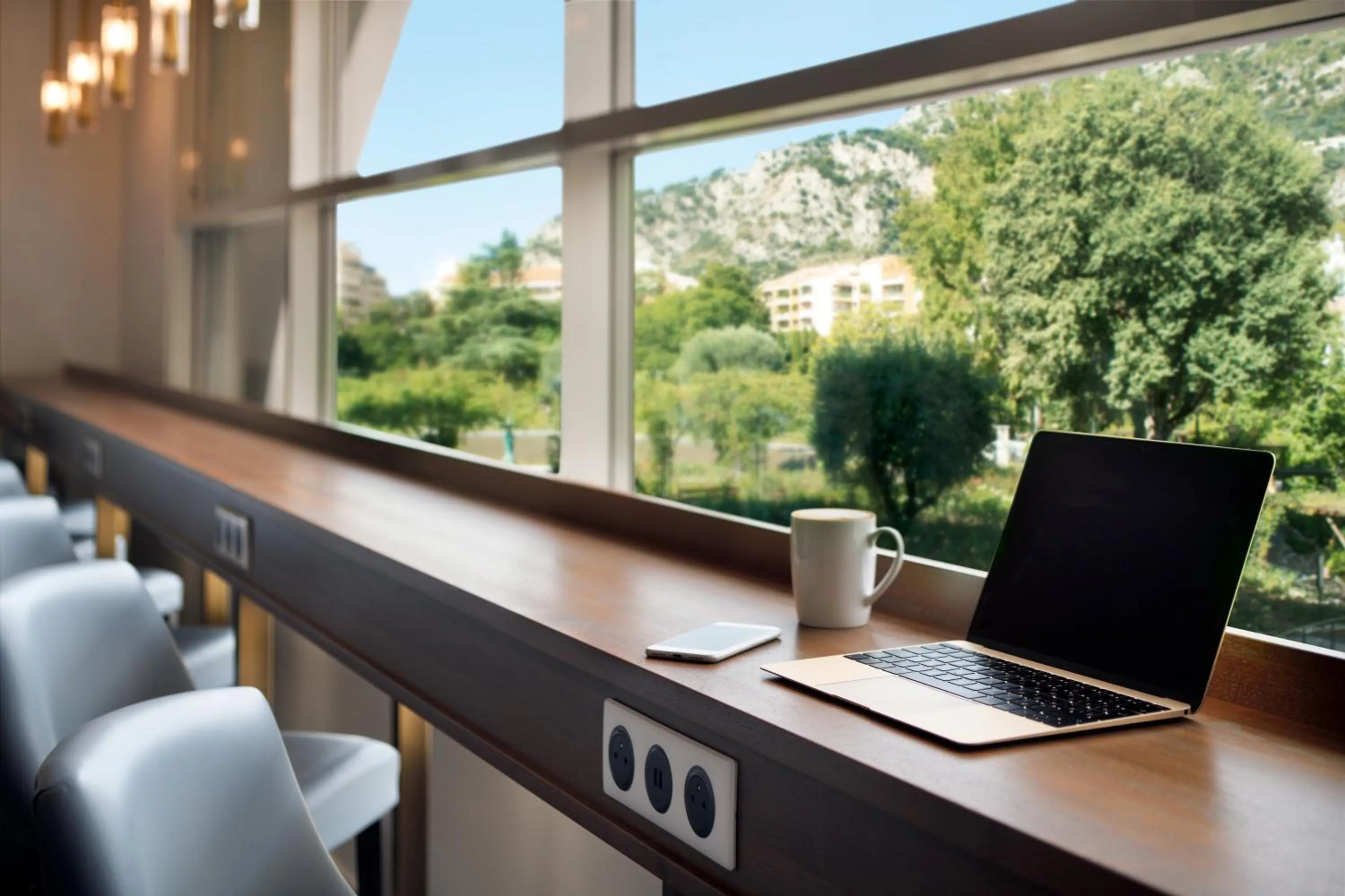 Lounge or bar in Columbus Hotel Monte-Carlo, Curio Collection by Hilton