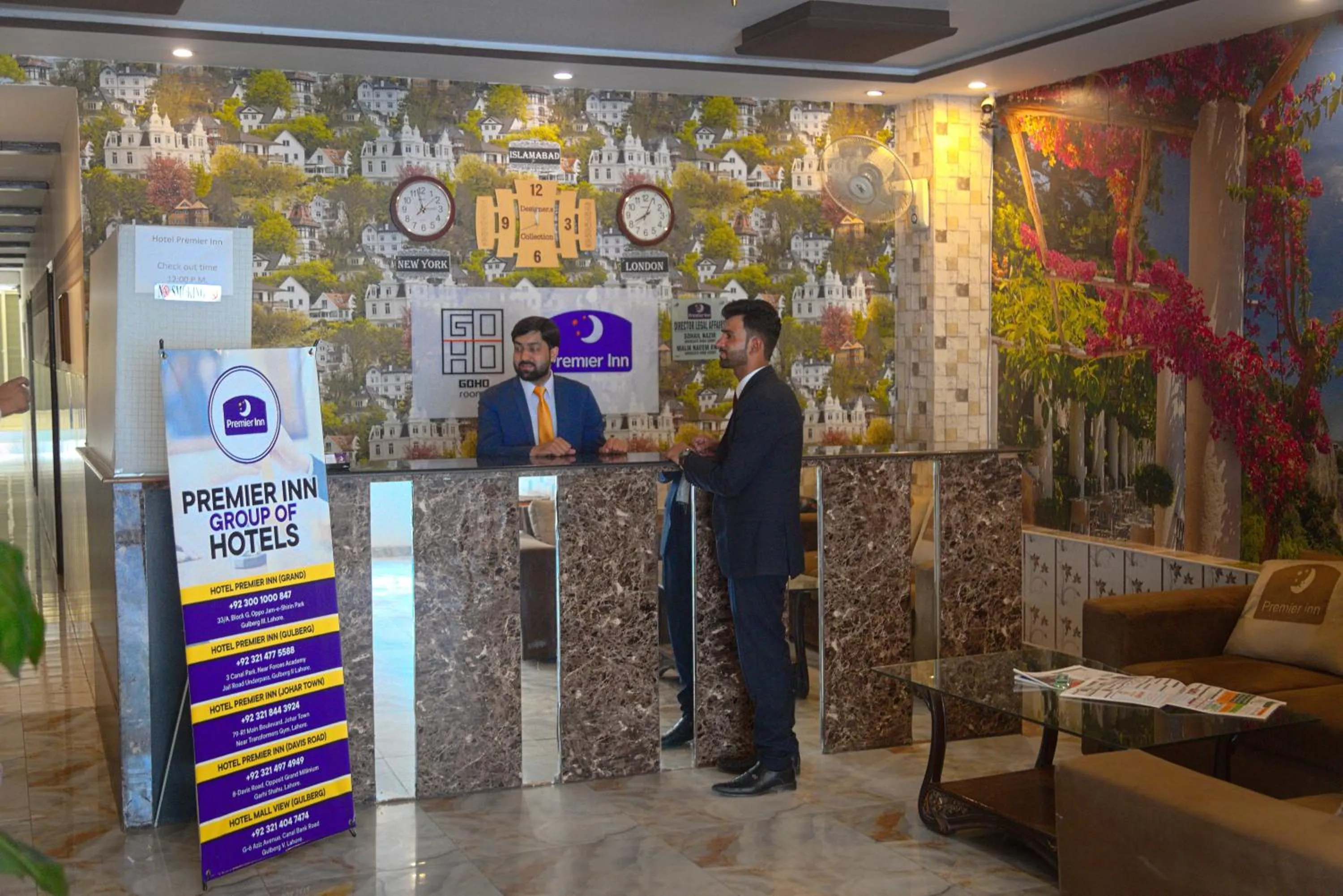 Lobby or reception in Premier Inn Johar Town Lahore