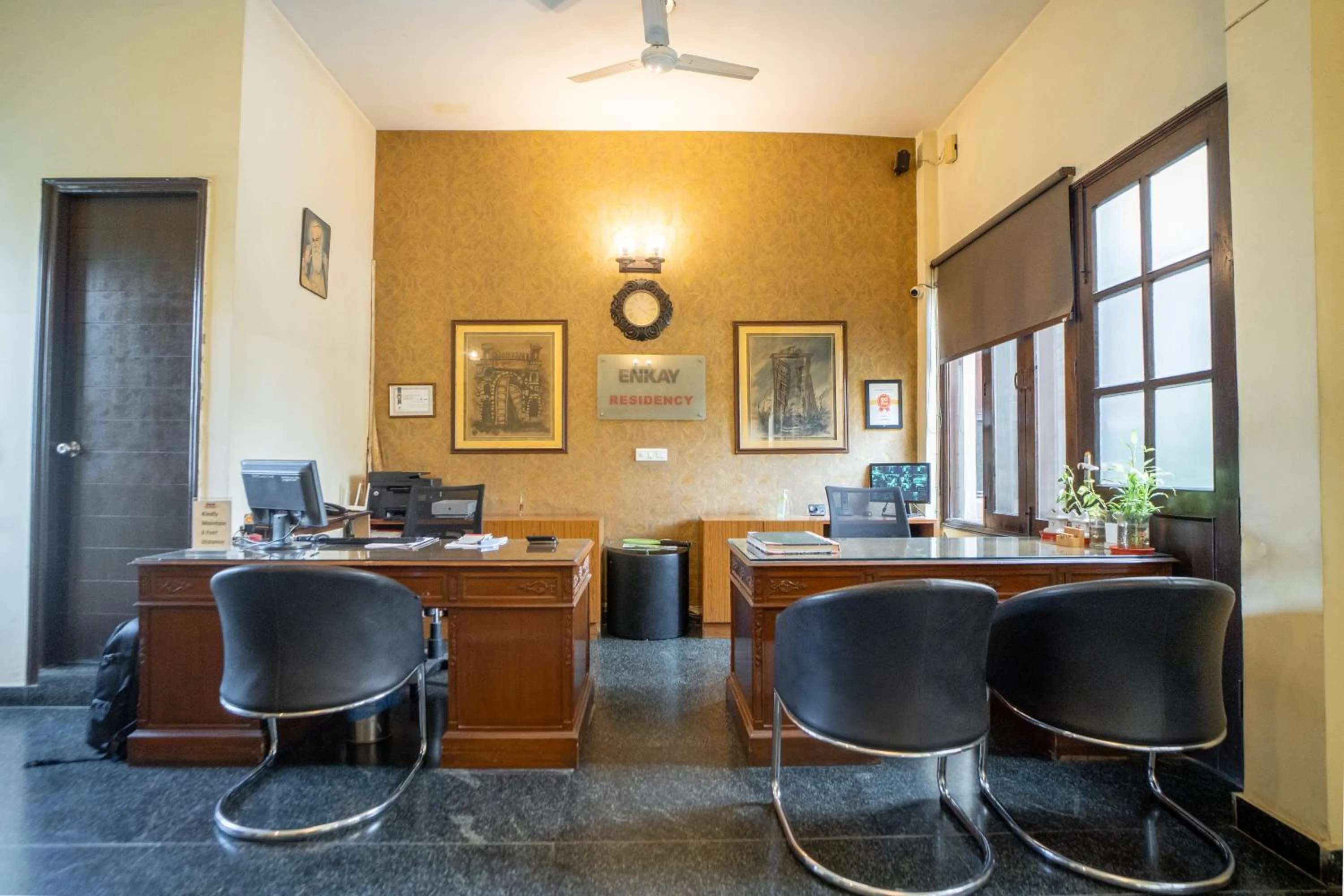 Seating area in Enkay Residency V Block-Cyber City