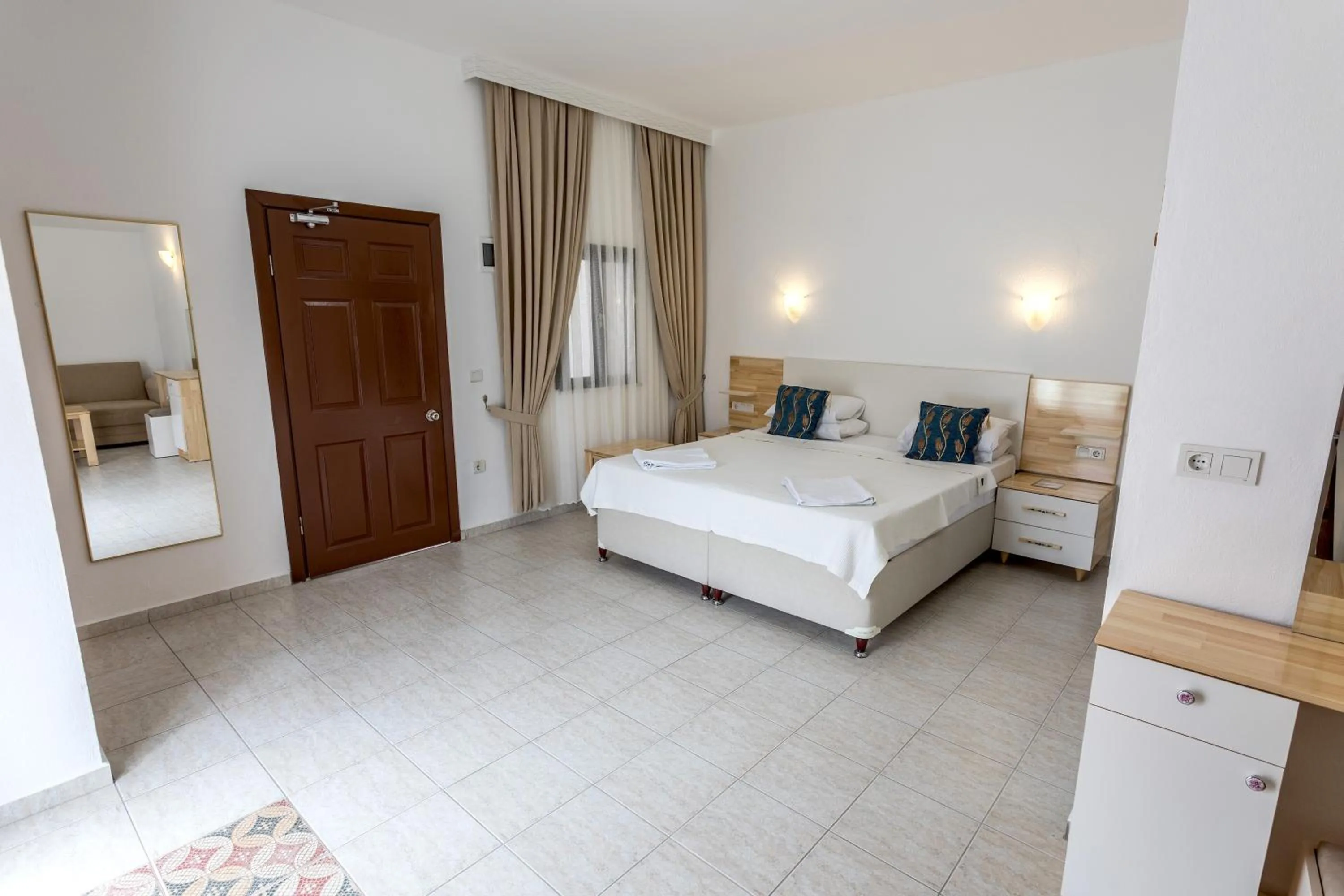 Bed in Dalyan Garden Pension
