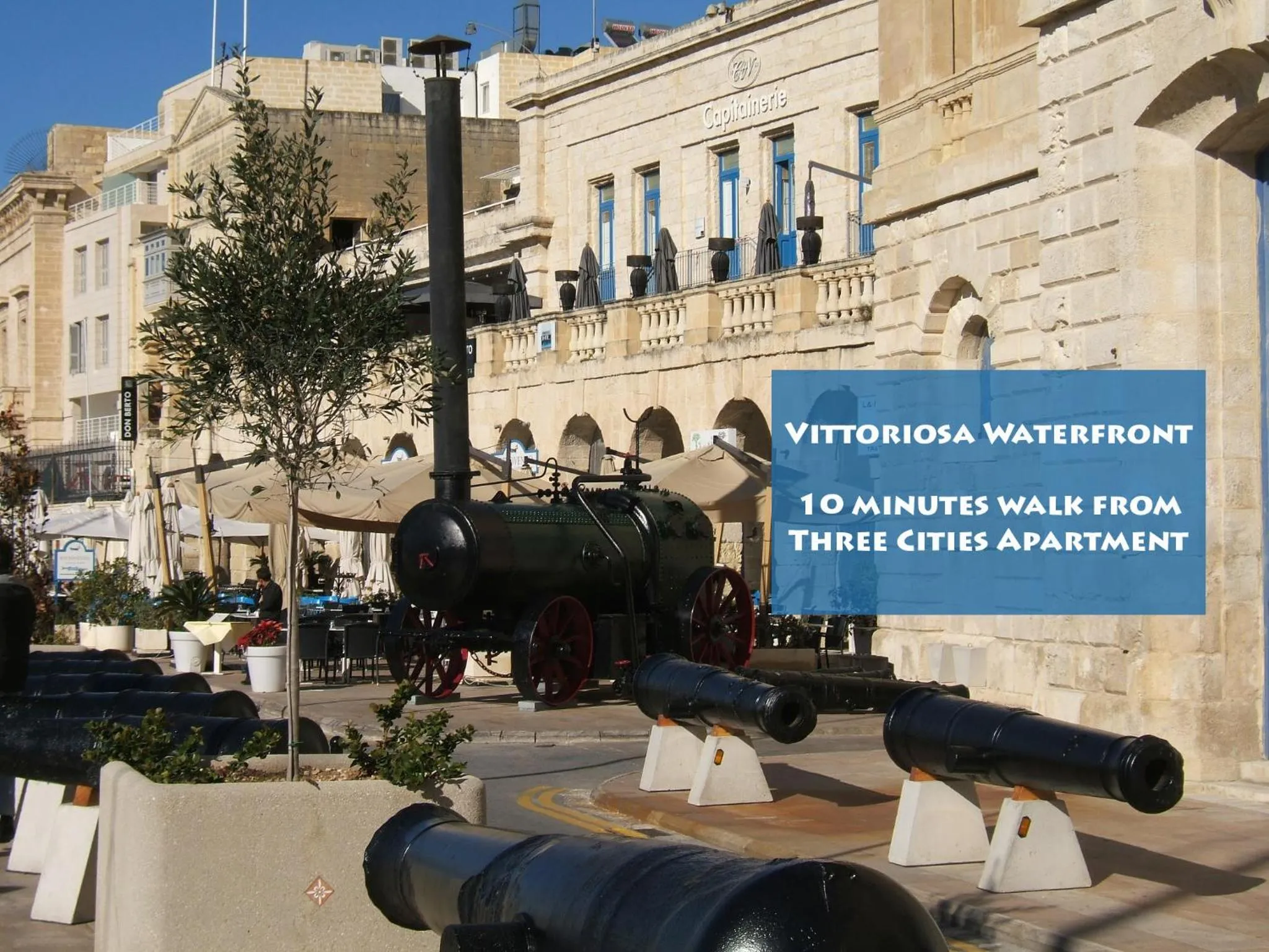 Restaurant/places to eat in Three Cities Apartments