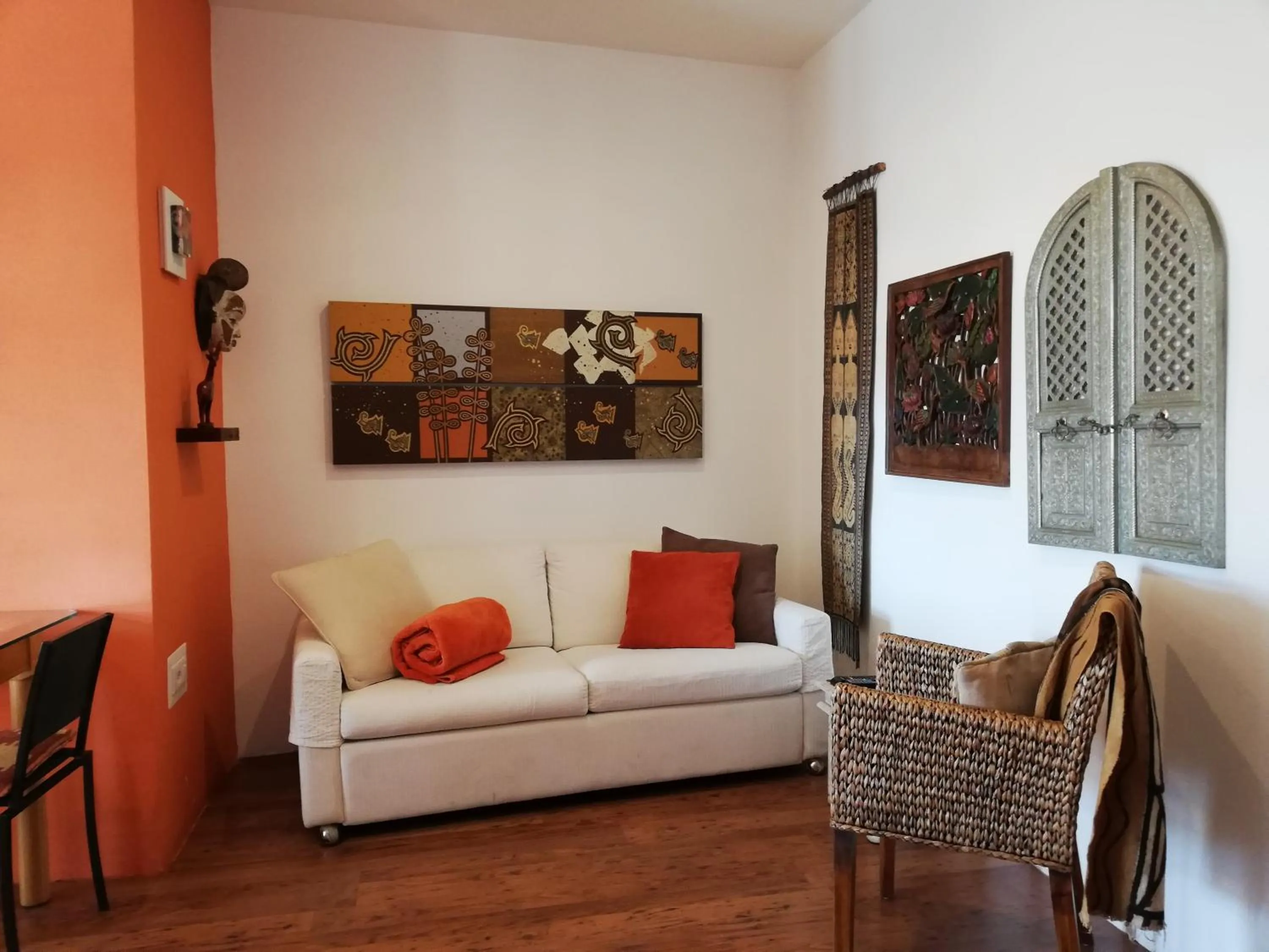 Living room in Three Cities Apartments