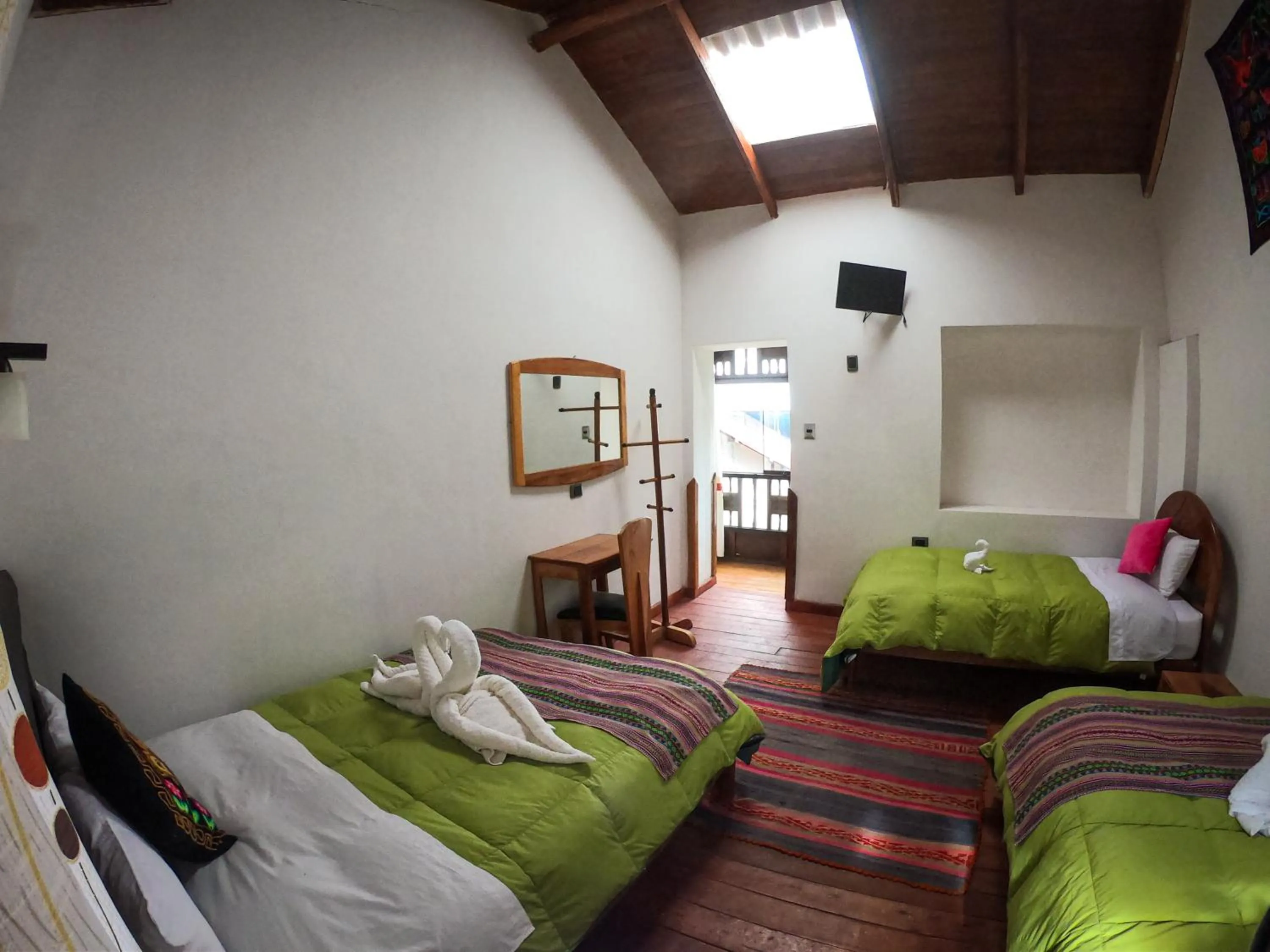 Bed in Hotel Inka King