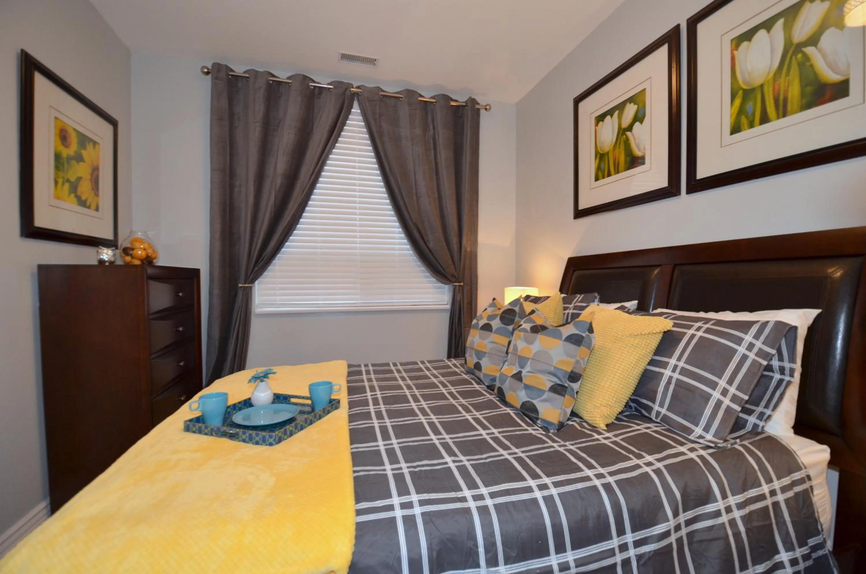 Bed in The SoMa Furnished Residences