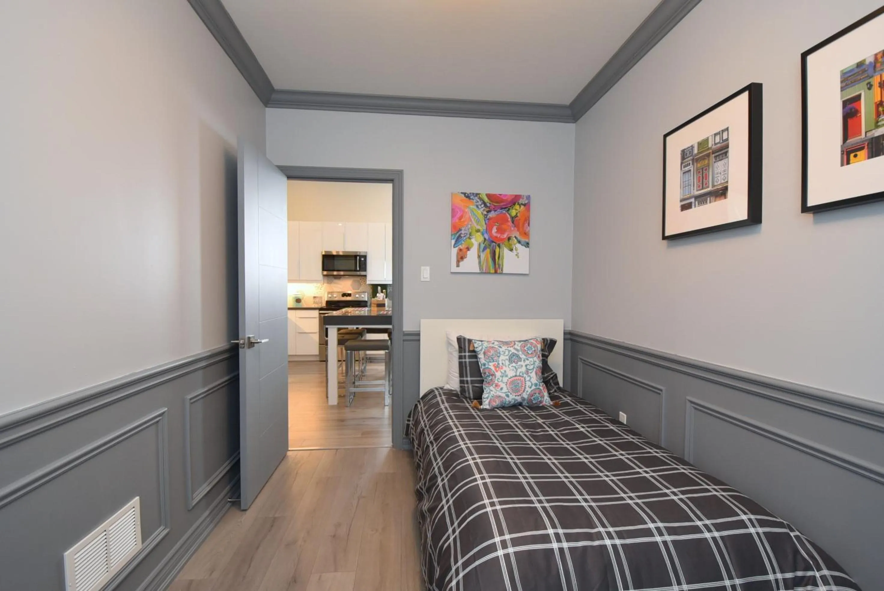 Bed in The SoMa Furnished Residences