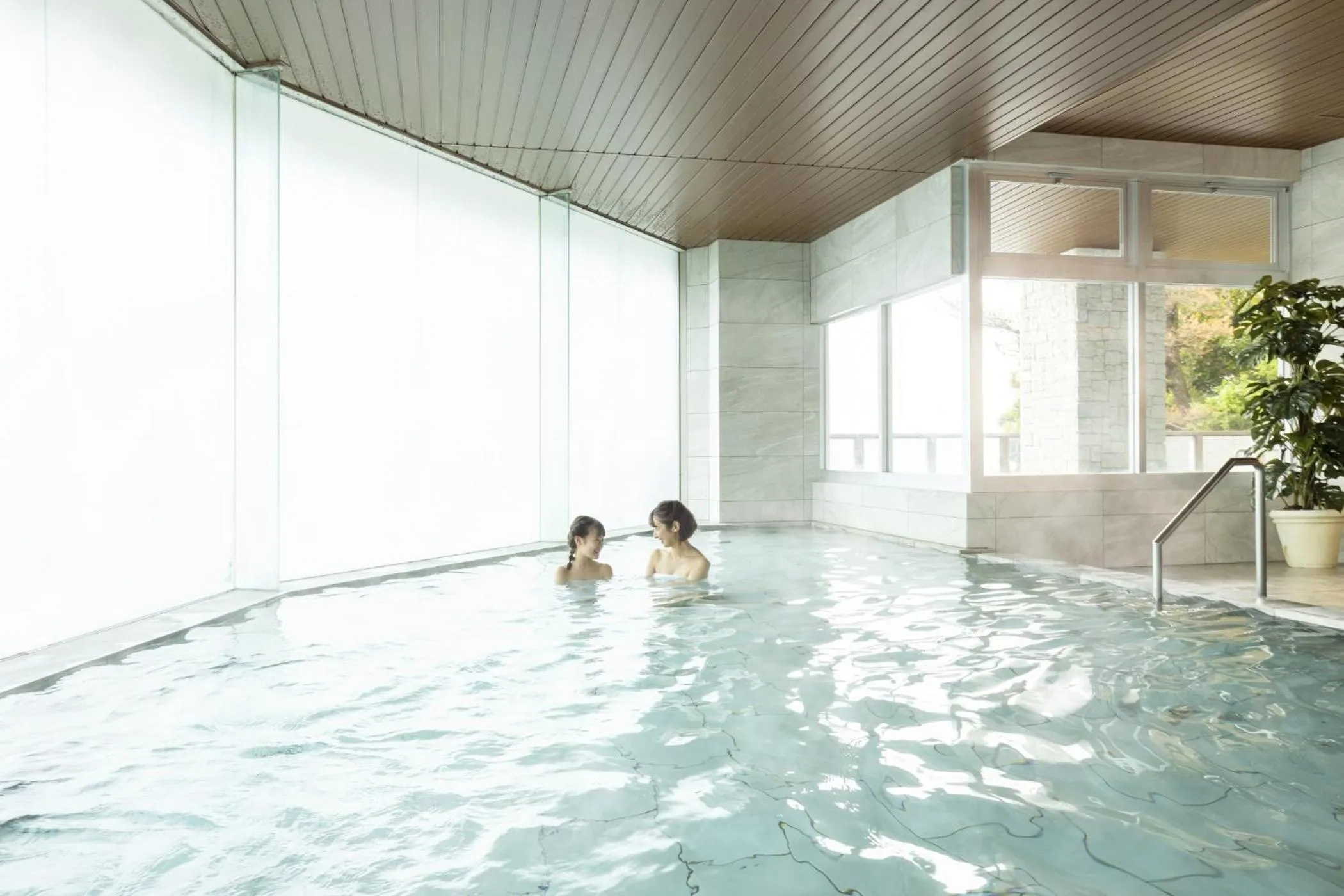 Hot Spring Bath in Ooedo Onsen Monogatari Premium Toba Saichoraku