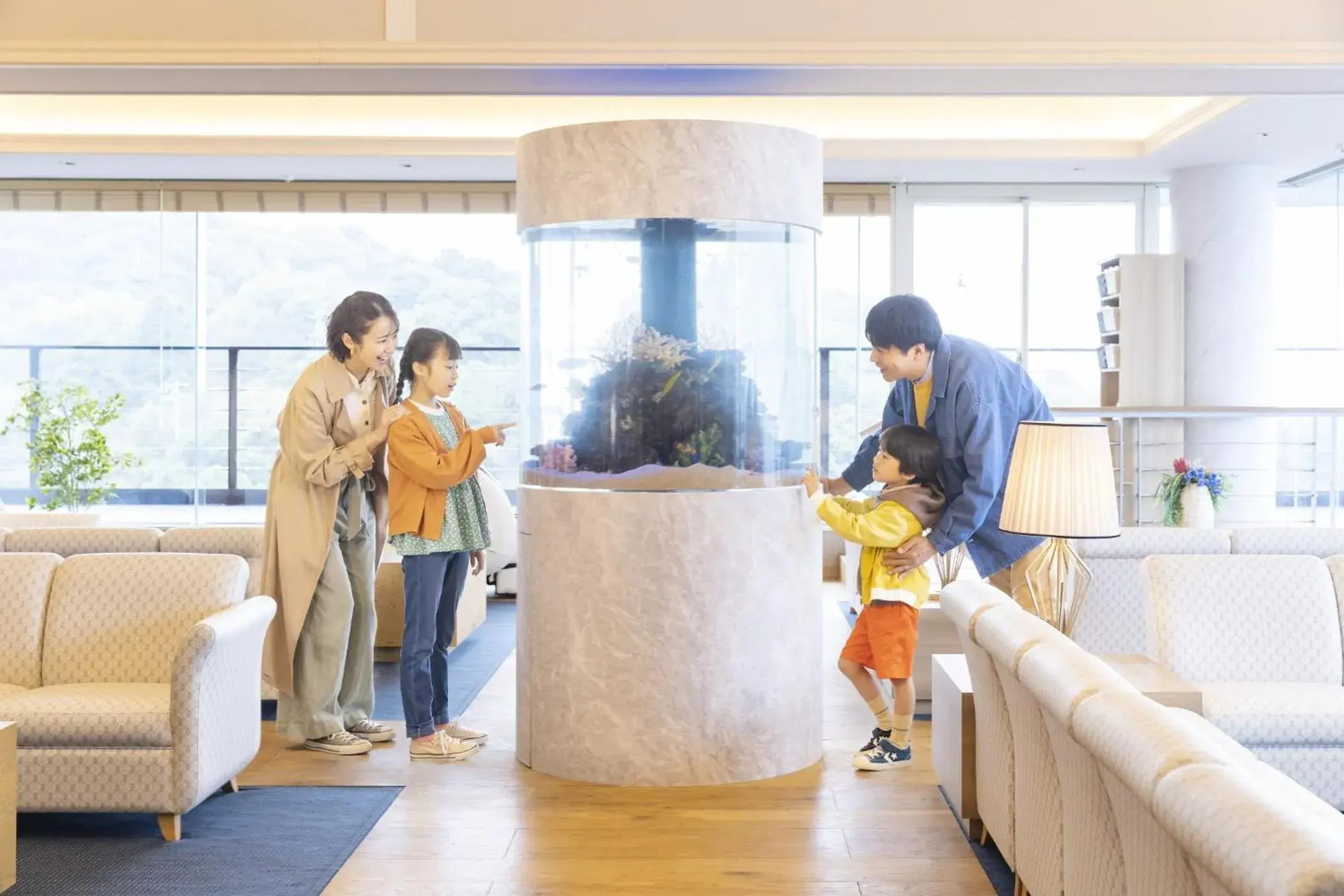 Lobby or reception in Ooedo Onsen Monogatari Premium Toba Saichoraku Lobby or reception in Ooedo Onsen Monogatari Premium Toba Saichoraku