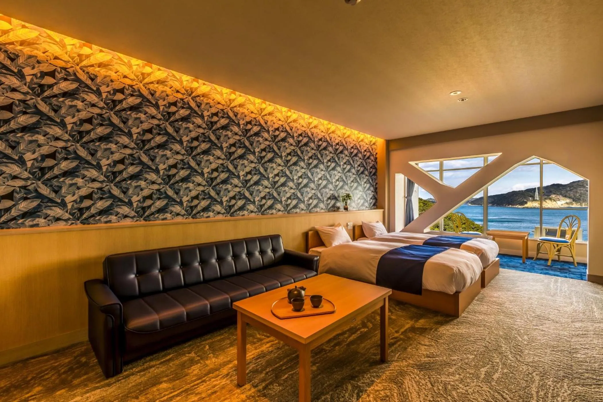 Photo of the whole room, Bed in Ooedo Onsen Monogatari Premium Toba Saichoraku