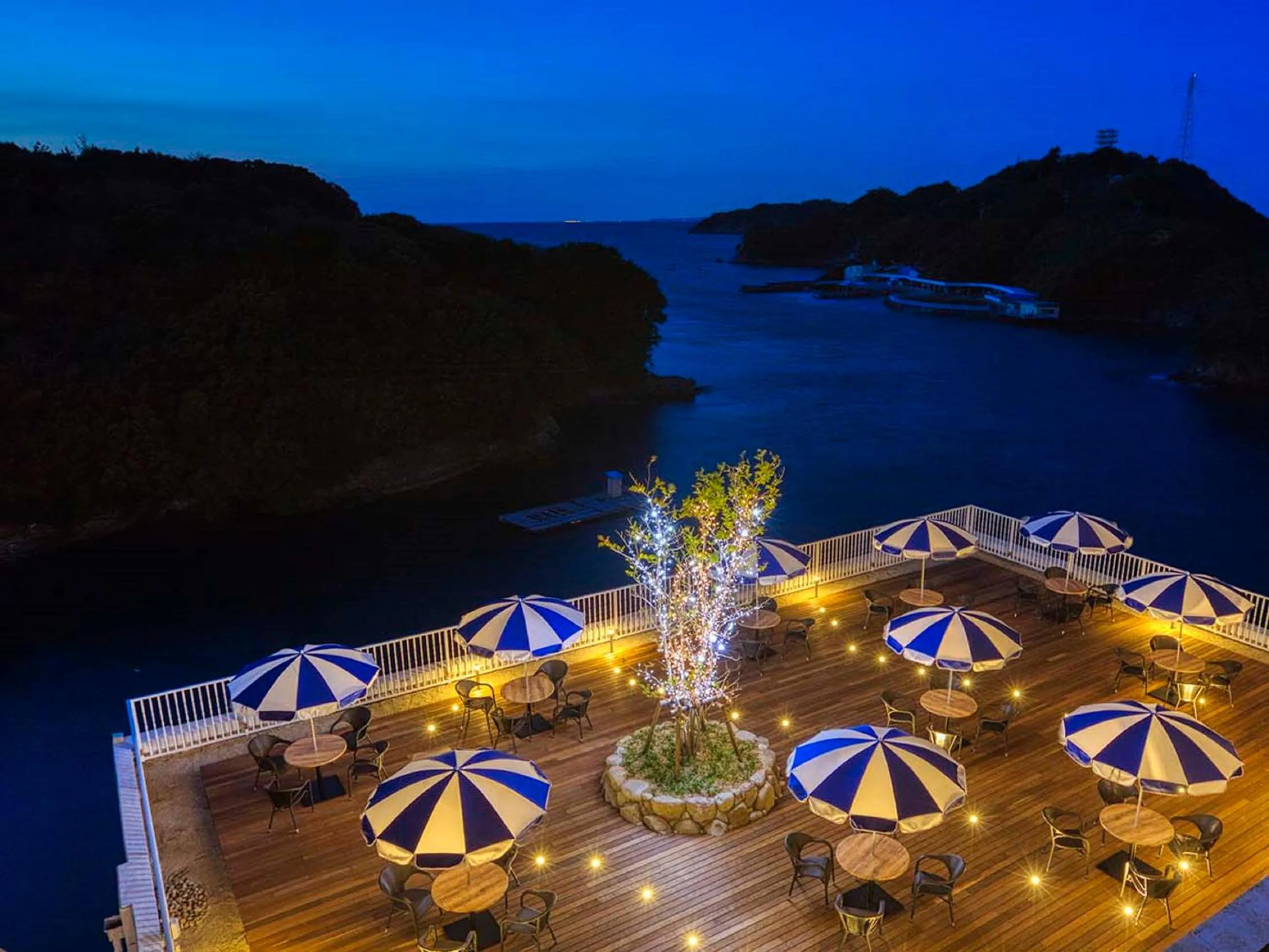 Balcony/Terrace in Ooedo Onsen Monogatari Premium Toba Saichoraku