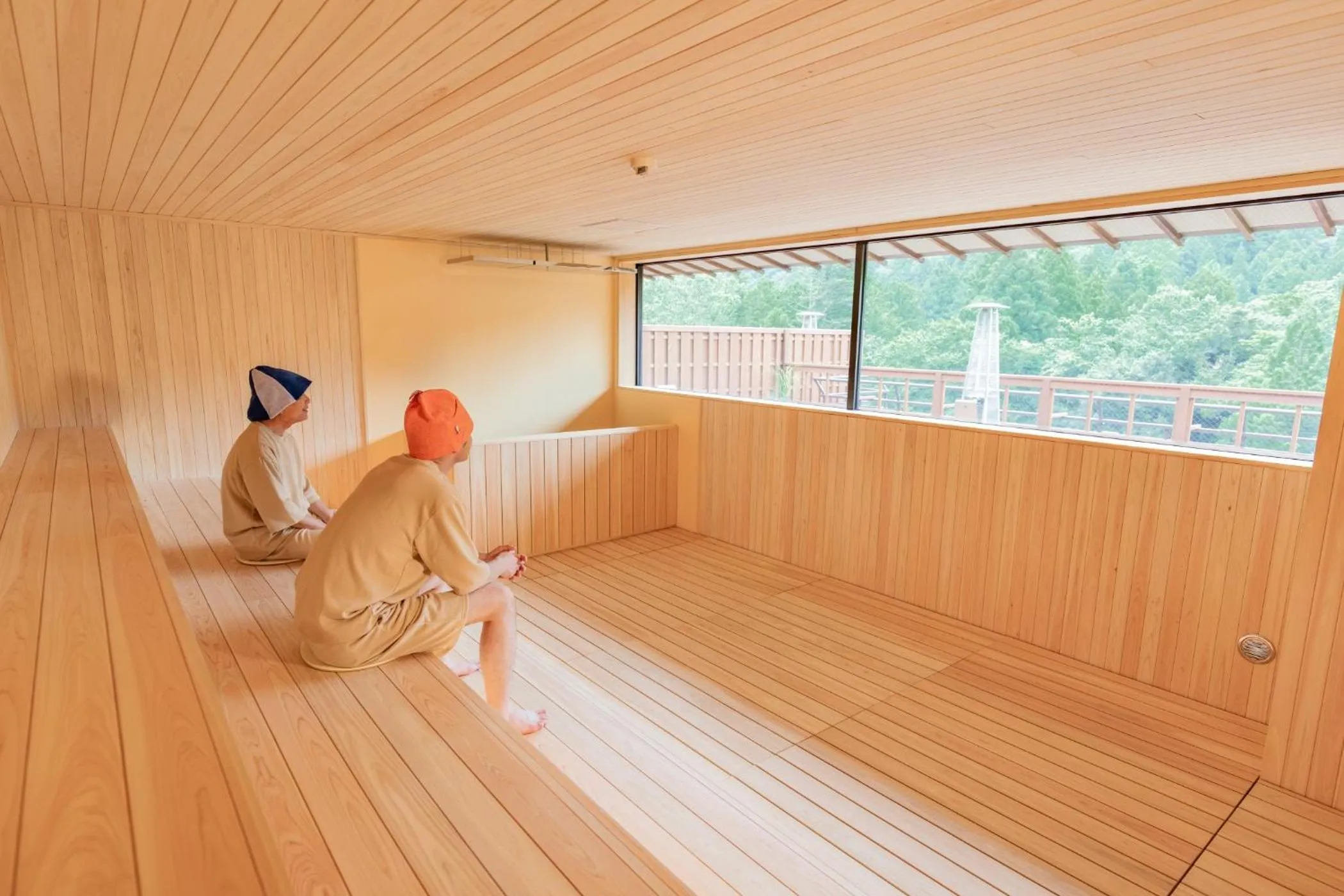 Sauna in Ooedo Onsen Monogatari Premium Yoshinoya Irokuen