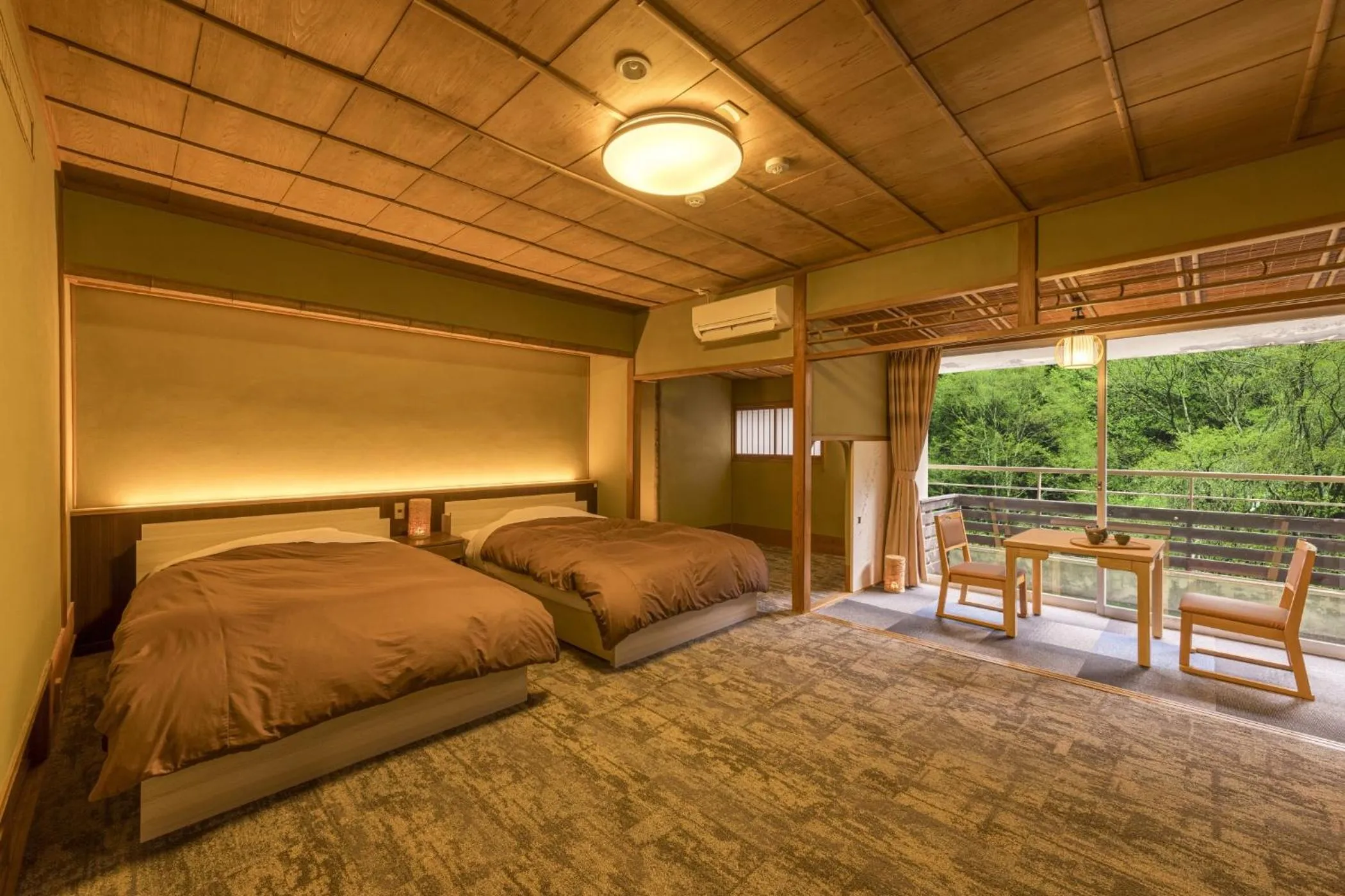 Photo of the whole room, Bed in Ooedo Onsen Monogatari Premium Yoshinoya Irokuen