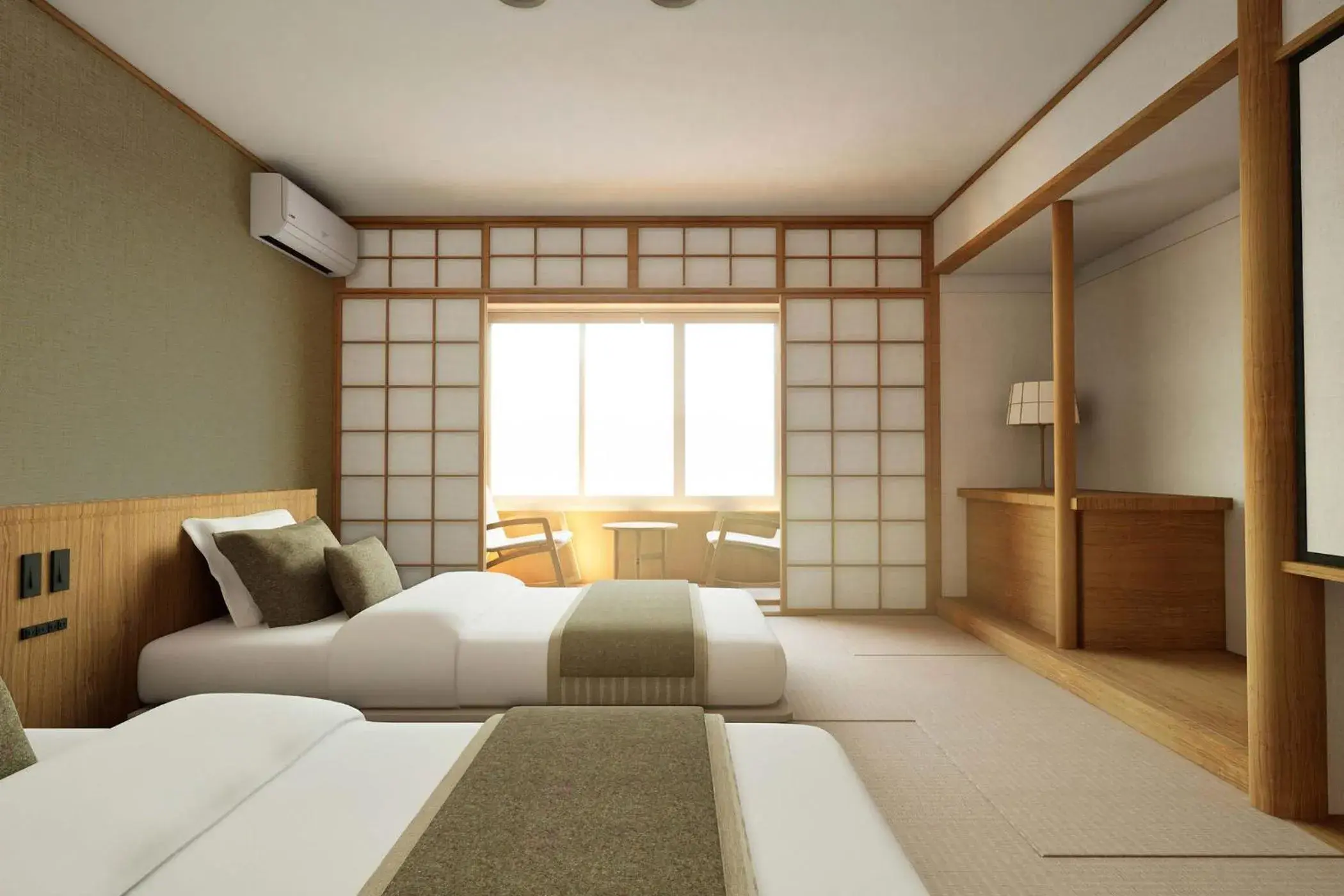 Photo of the whole room, Bed in Ooedo Onsen Monogatari Premium Enakyo Photo of the whole room, Bed in Ooedo Onsen Monogatari Premium Enakyo