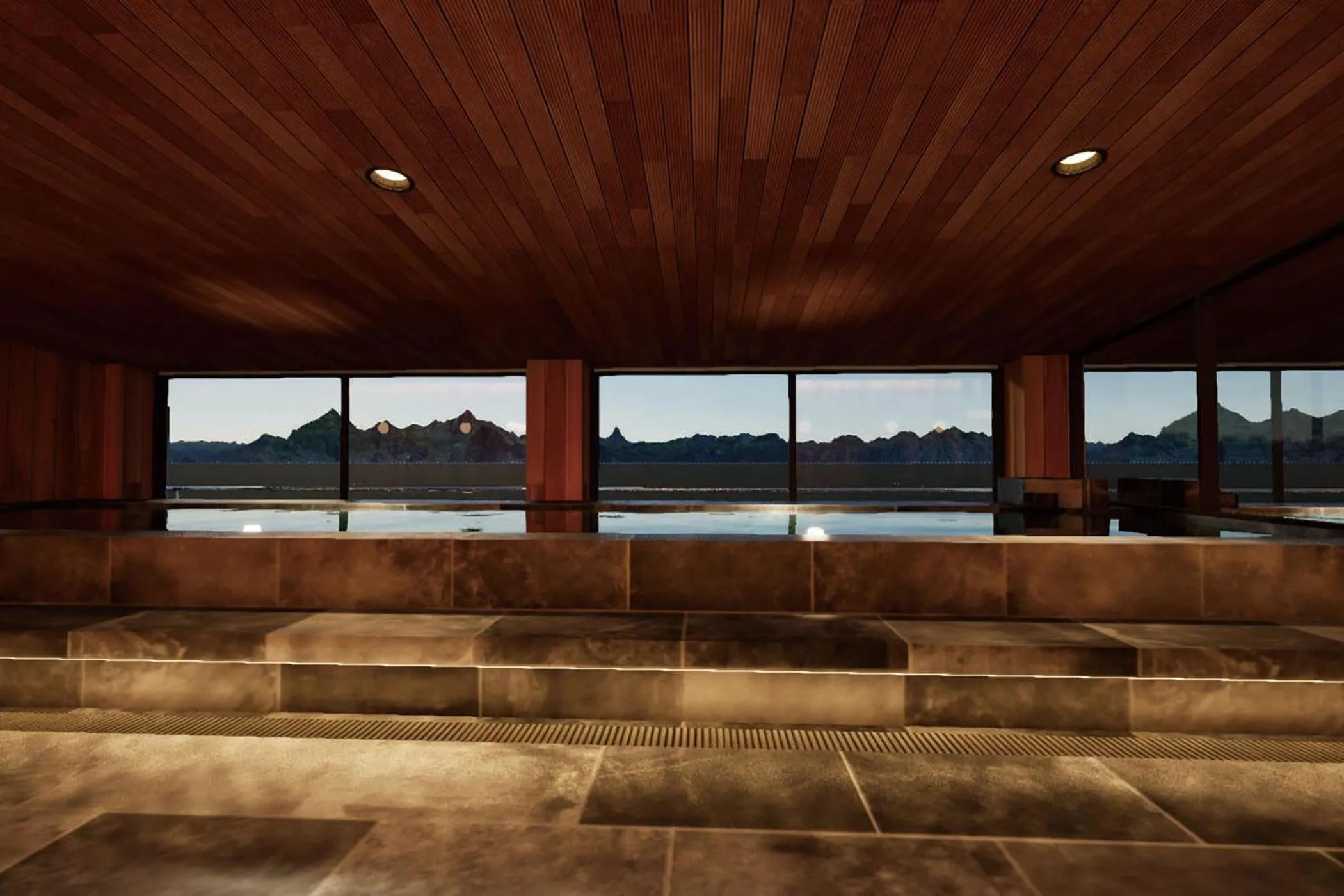 Public Bath in Ooedo Onsen Monogatari Premium Enakyo